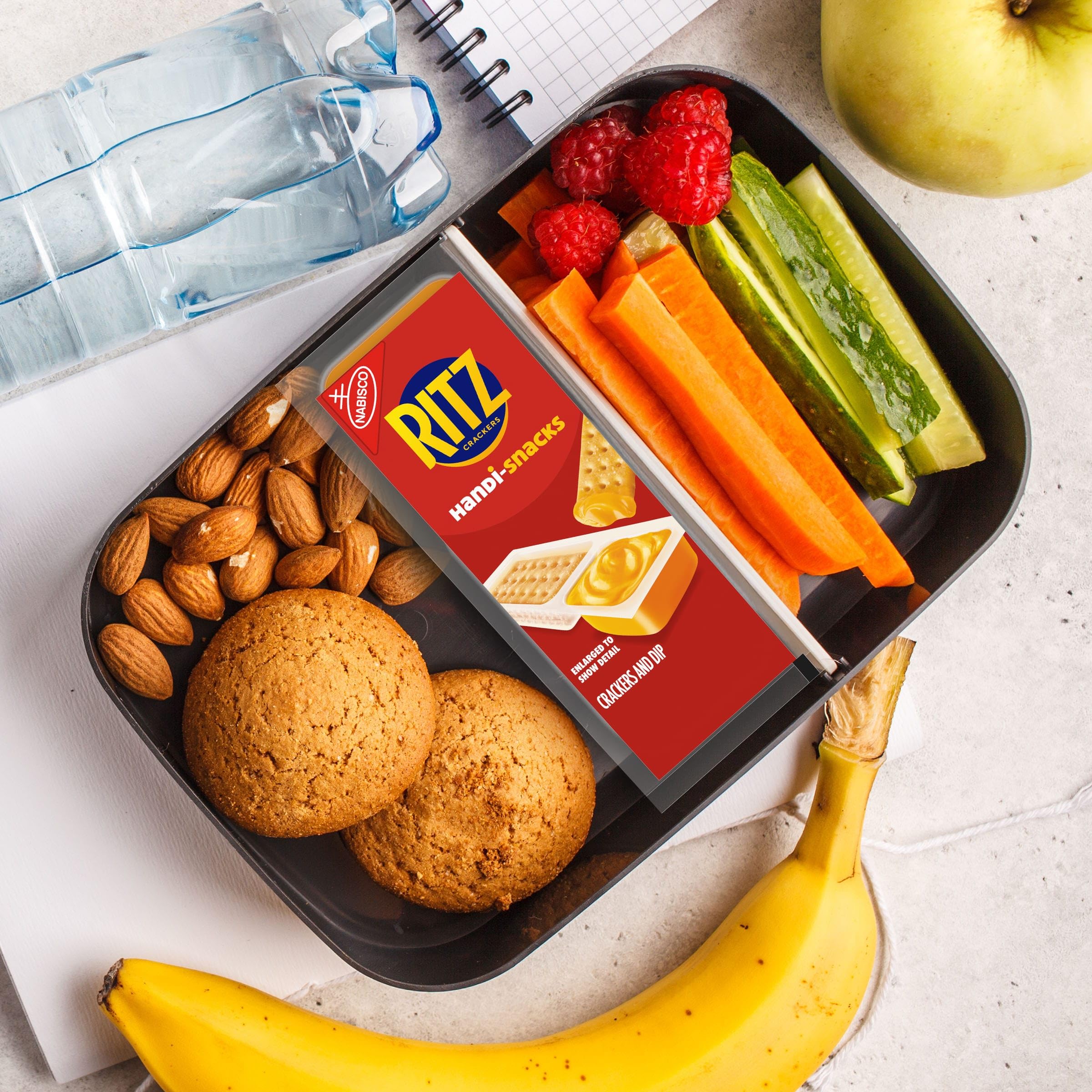 Handi-Snacks RITZ Crackers 'N Cheesy Dip Snack Packs, 10 Snack Packs - Image 6