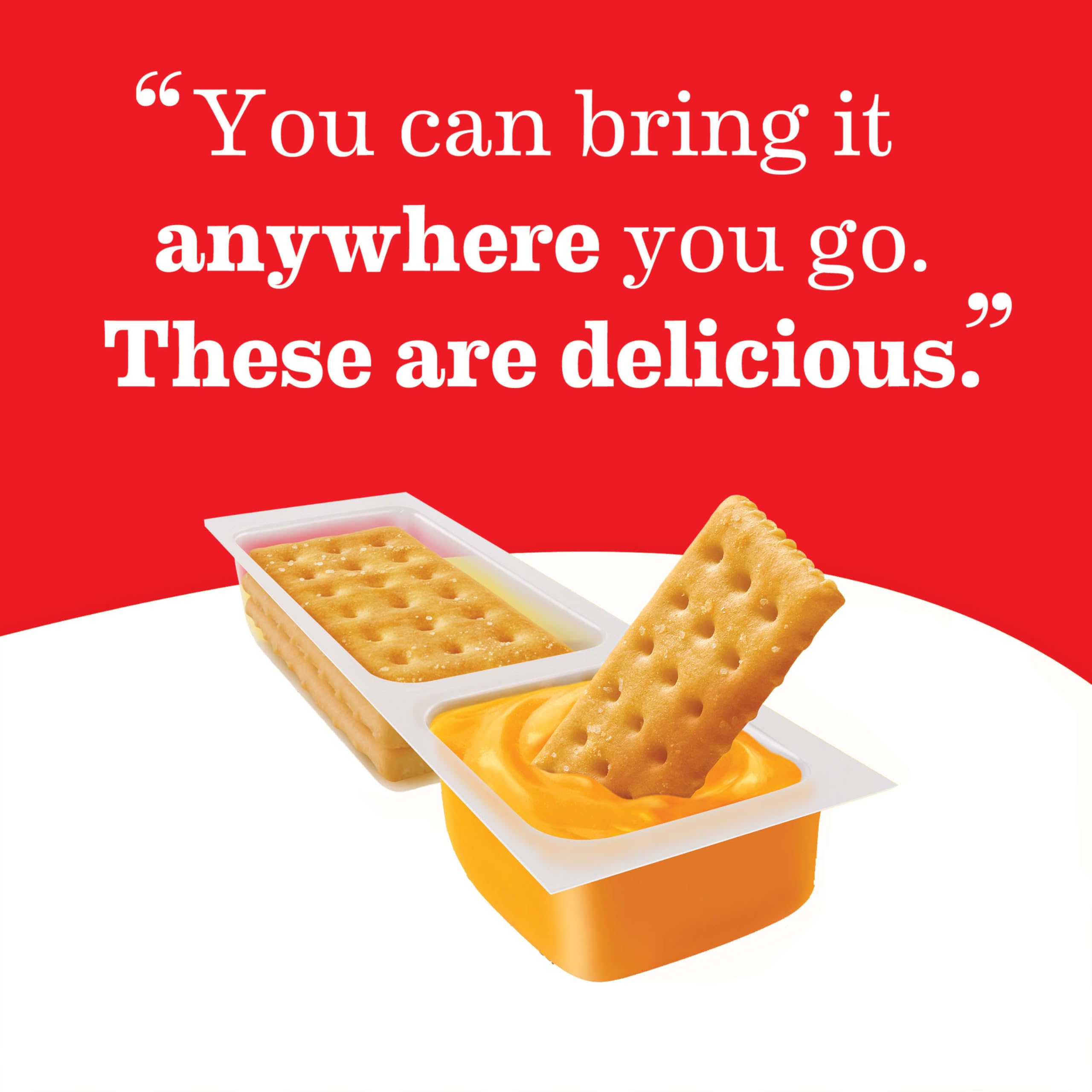 Handi-Snacks RITZ Crackers 'N Cheesy Dip Snack Packs, 20 Snack Packs - Image 11