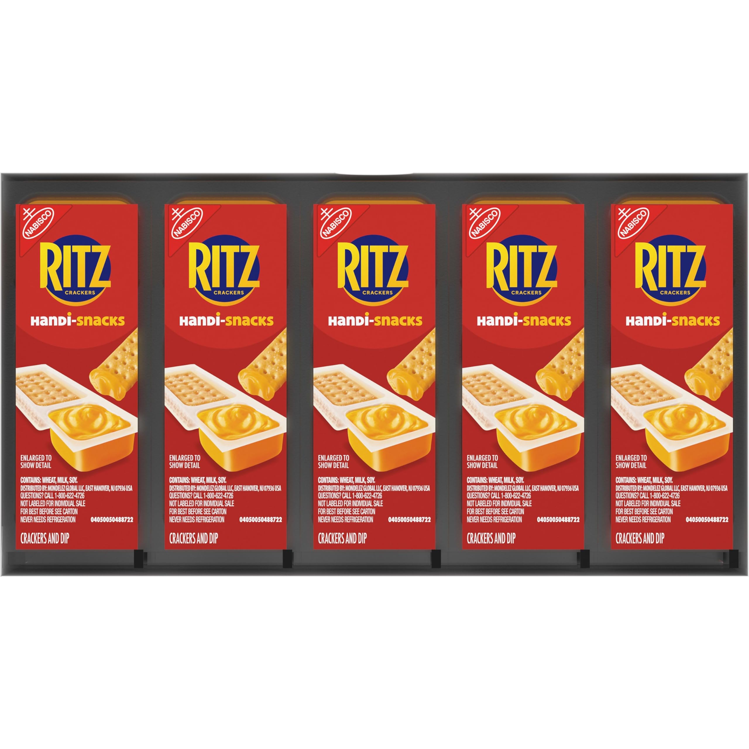 Handi-Snacks RITZ Crackers 'N Cheesy Dip Snack Packs, 20 Snack Packs - Image 17