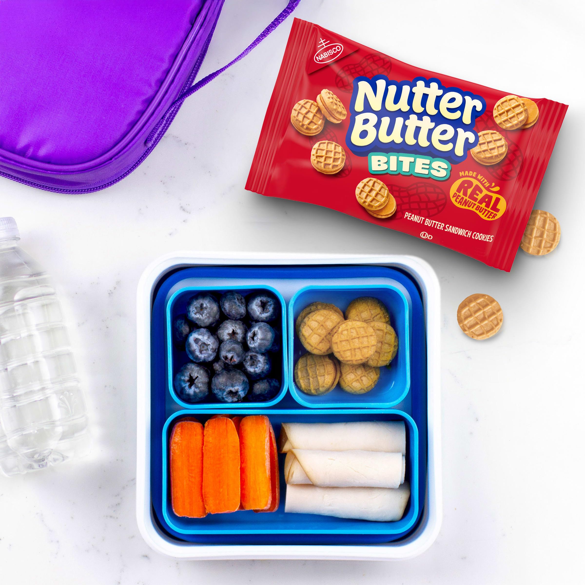 Nabisco Classic Mix Variety Pack, OREO Mini, CHIPS AHOY! Mini, Nutter Butter Bites, RITZ Bits Cheese, 20 Snack Packs - Image 10