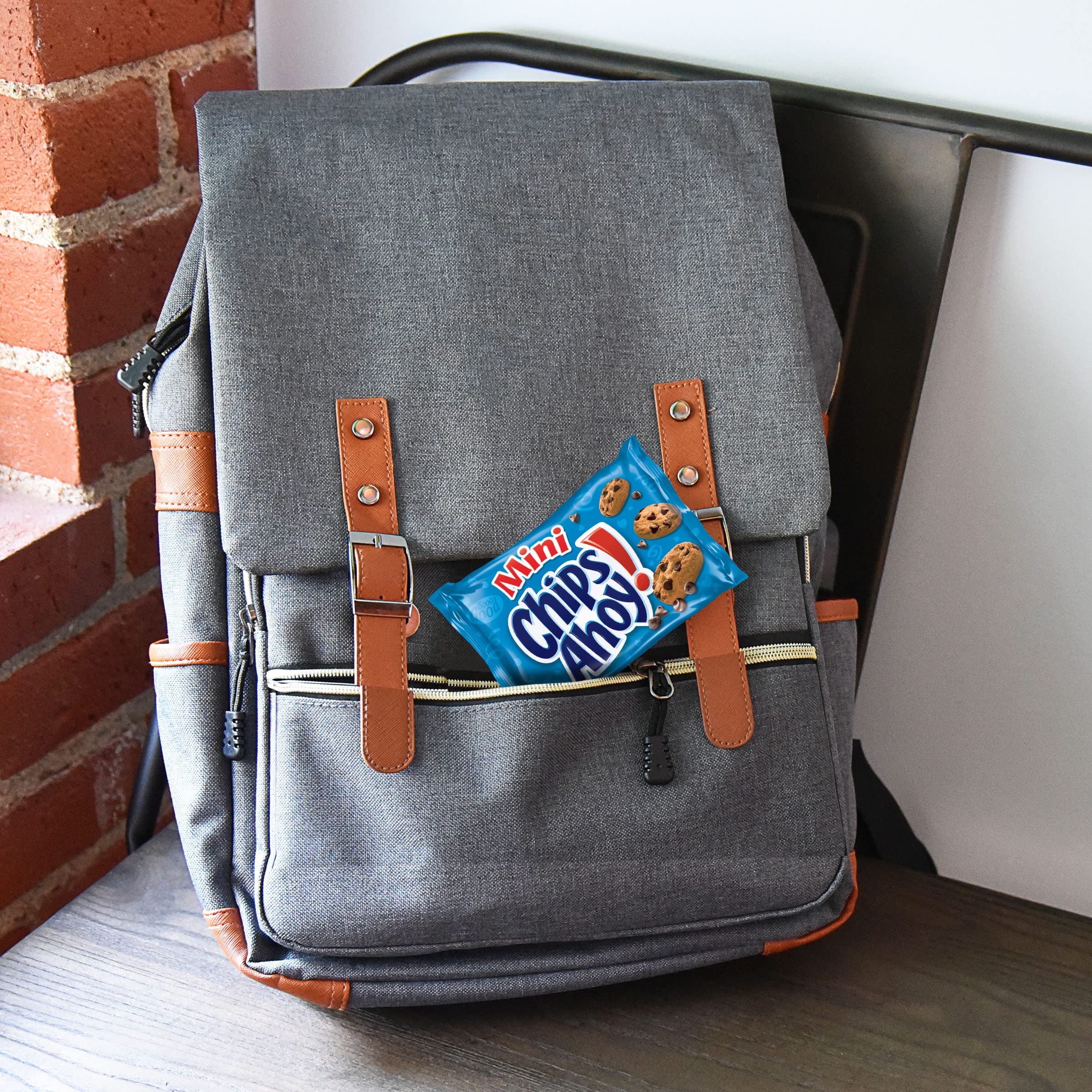 OREO Mini Cookies, Mini CHIPS AHOY! Cookies, RITZ Bits Cheese Crackers, Nutter Butter Bites & Wheat Thins Crackers, Nabisco Cookie & Cracker Variety Pack, 50 Snack Packs - Image 5