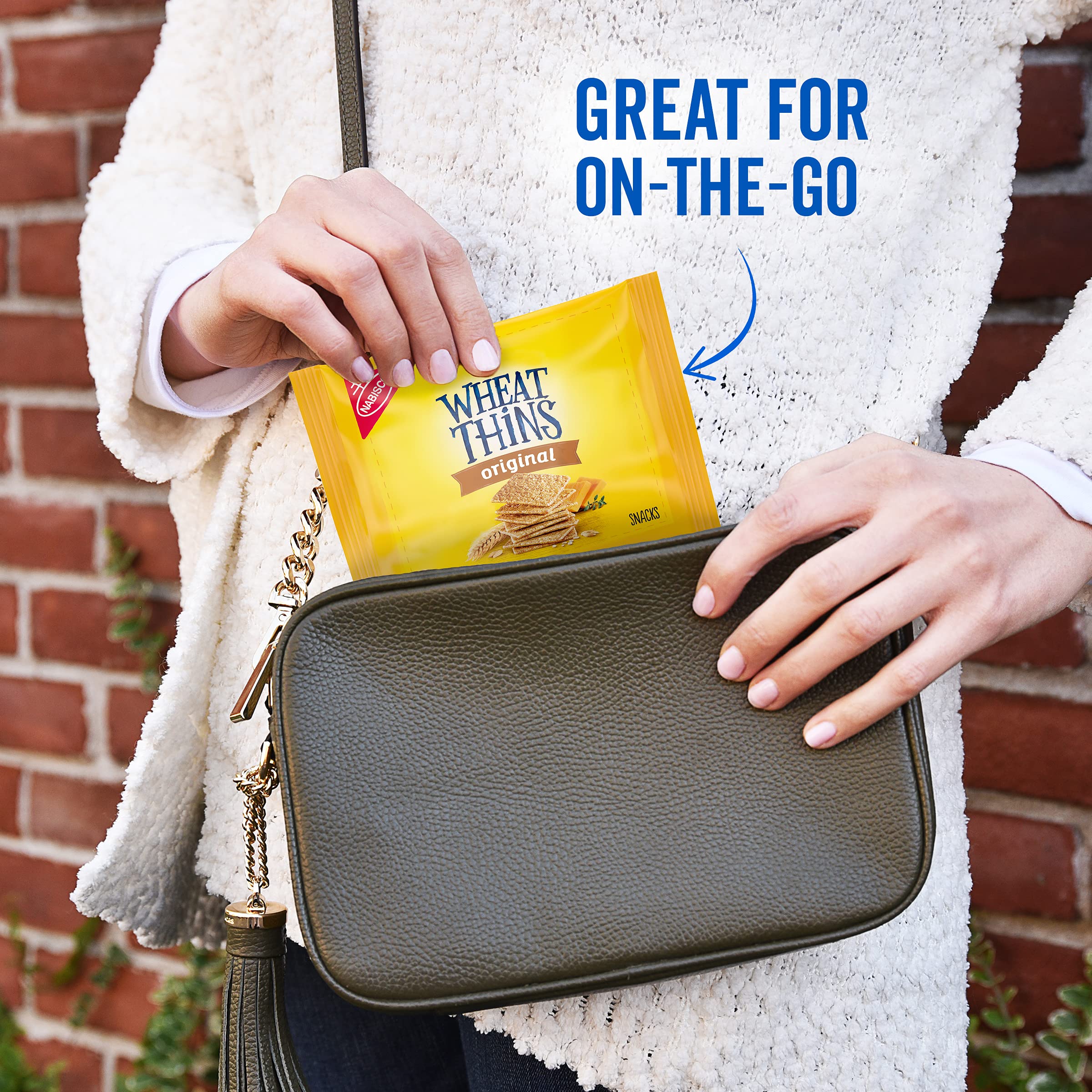 OREO Mini Cookies, Mini CHIPS AHOY! Cookies, RITZ Bits Cheese Crackers, Nutter Butter Bites & Wheat Thins Crackers, Nabisco Cookie & Cracker Variety Pack, 50 Snack Packs - Image 9