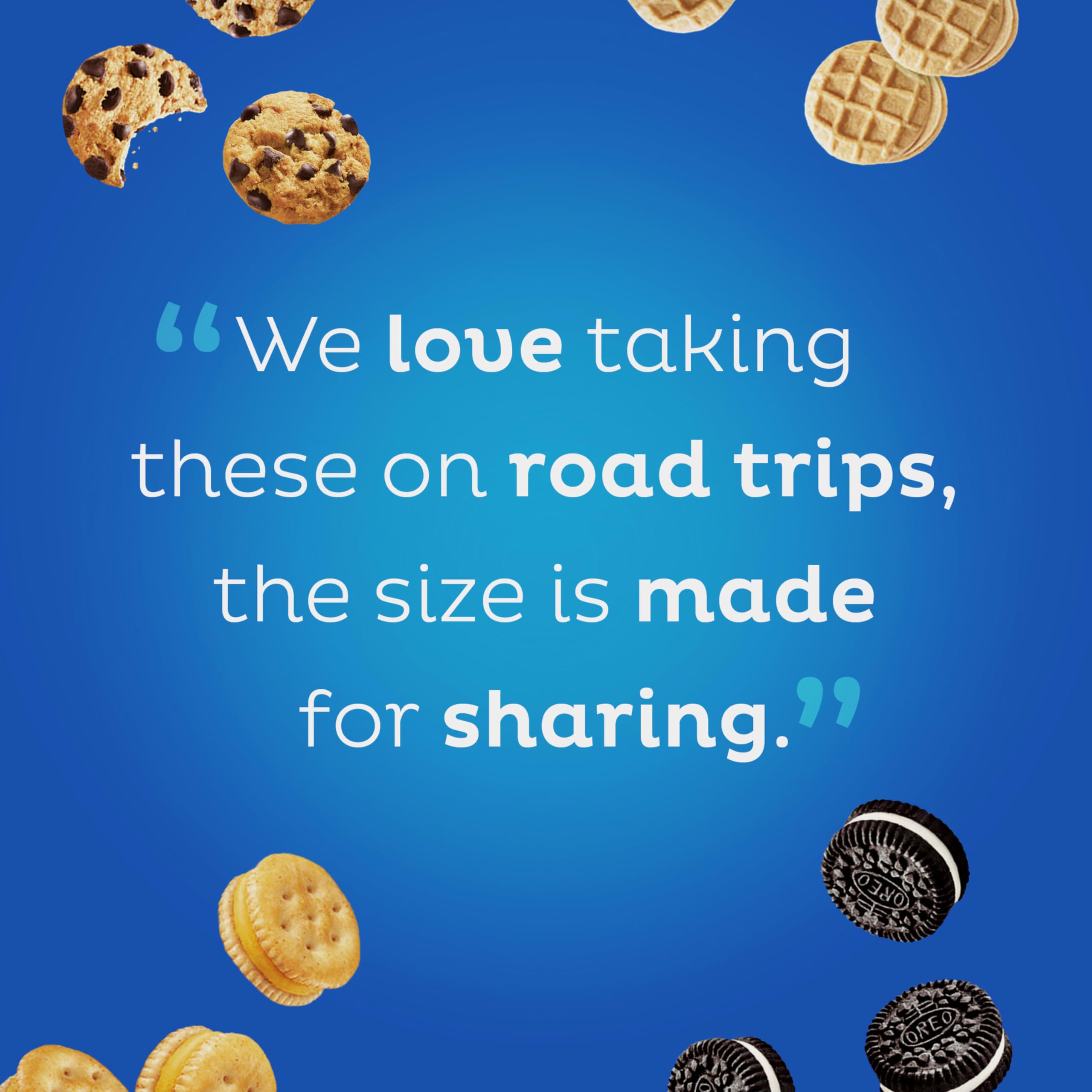 OREO Minis Cookies, CHIPS AHOY! Minis Cookies, Nutter Butter Bites & RITZ Bits Cheese Crackers Variety Pack, 15 Snack Packs - Image 11