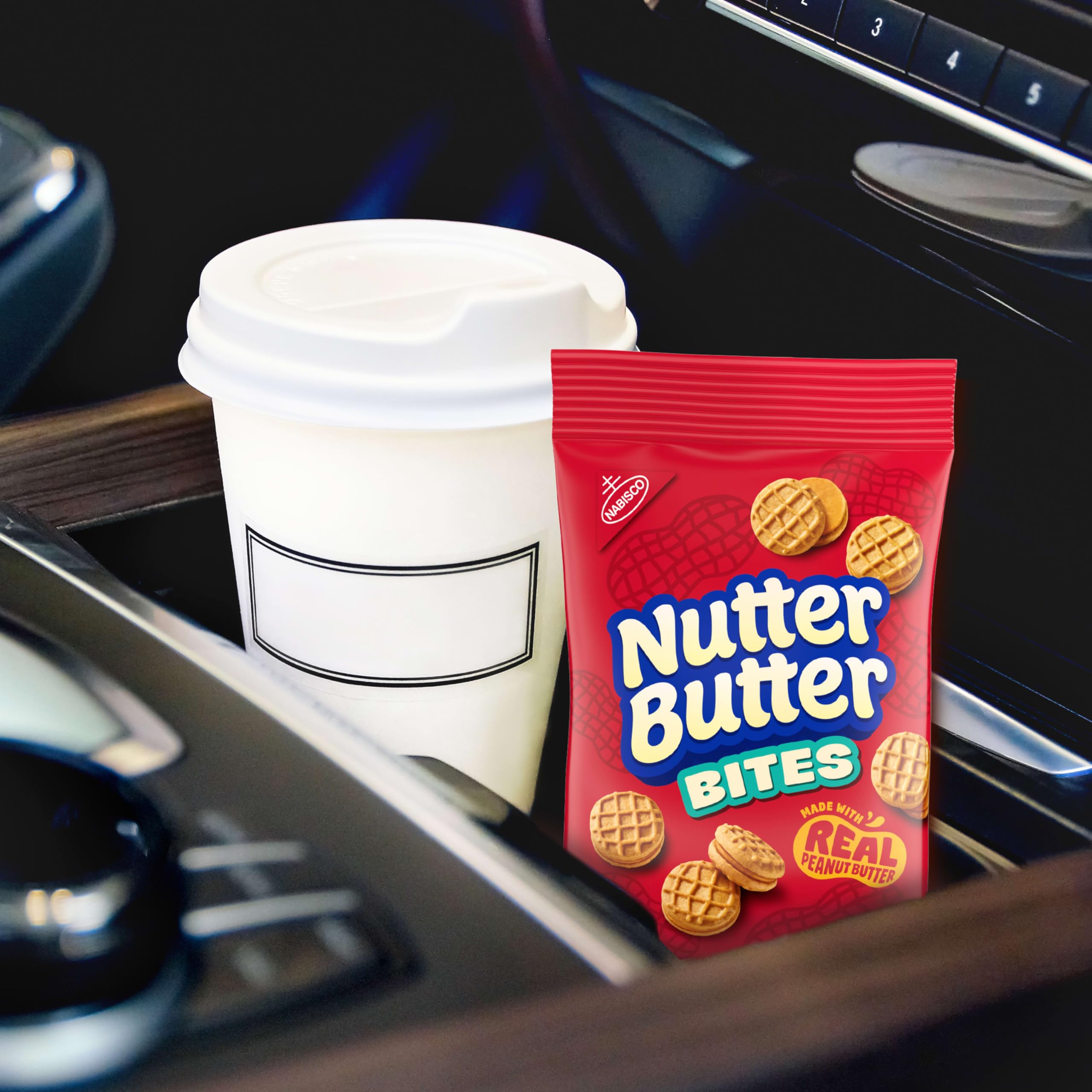 OREO Minis Cookies, CHIPS AHOY! Minis Cookies, Nutter Butter Bites & RITZ Bits Cheese Crackers Variety Pack, 15 Snack Packs - Image 5