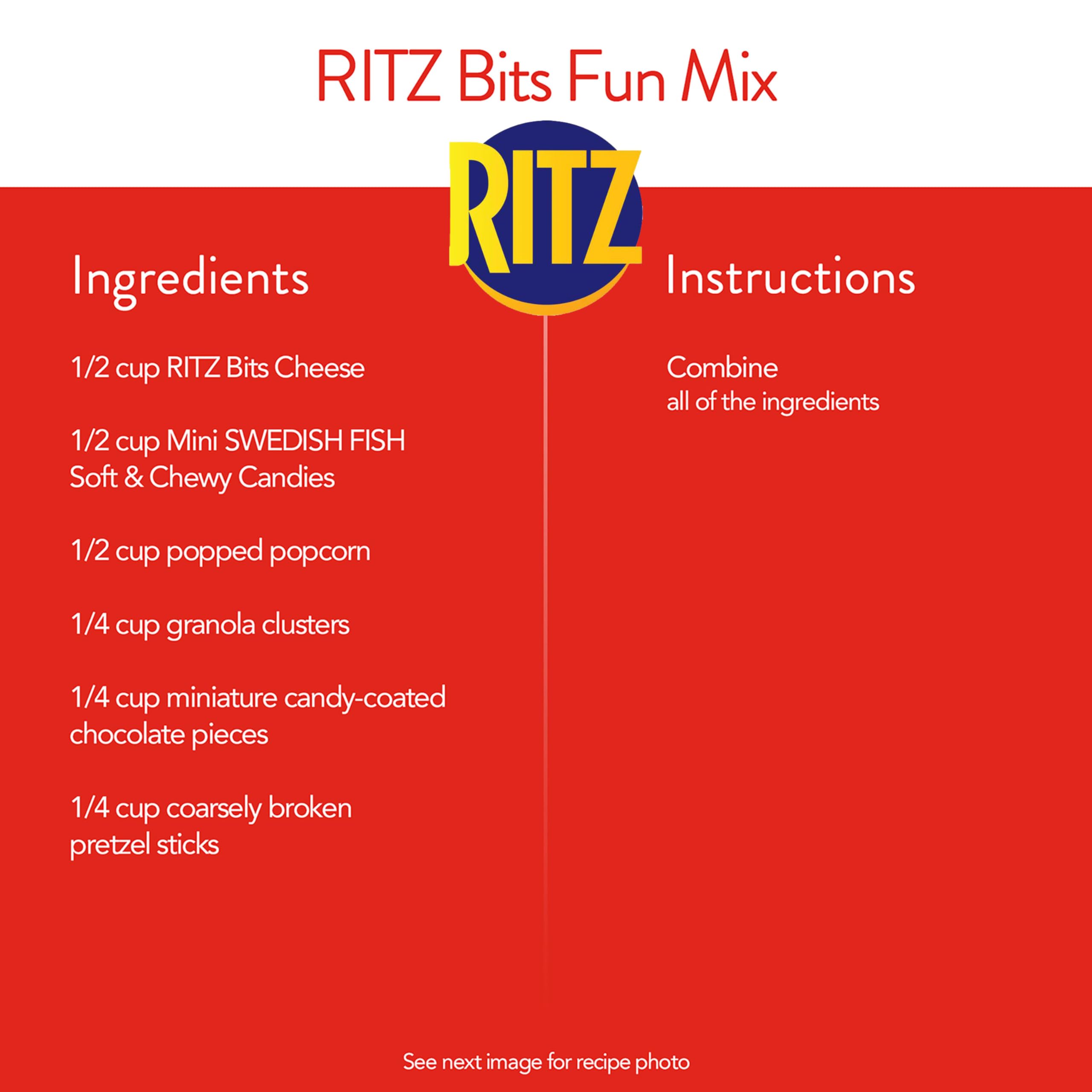 RITZ Bits Cheese Sandwich Crackers, Bulk Lunch Snacks, 40 Snack Packs (4 Boxes) - Image 14