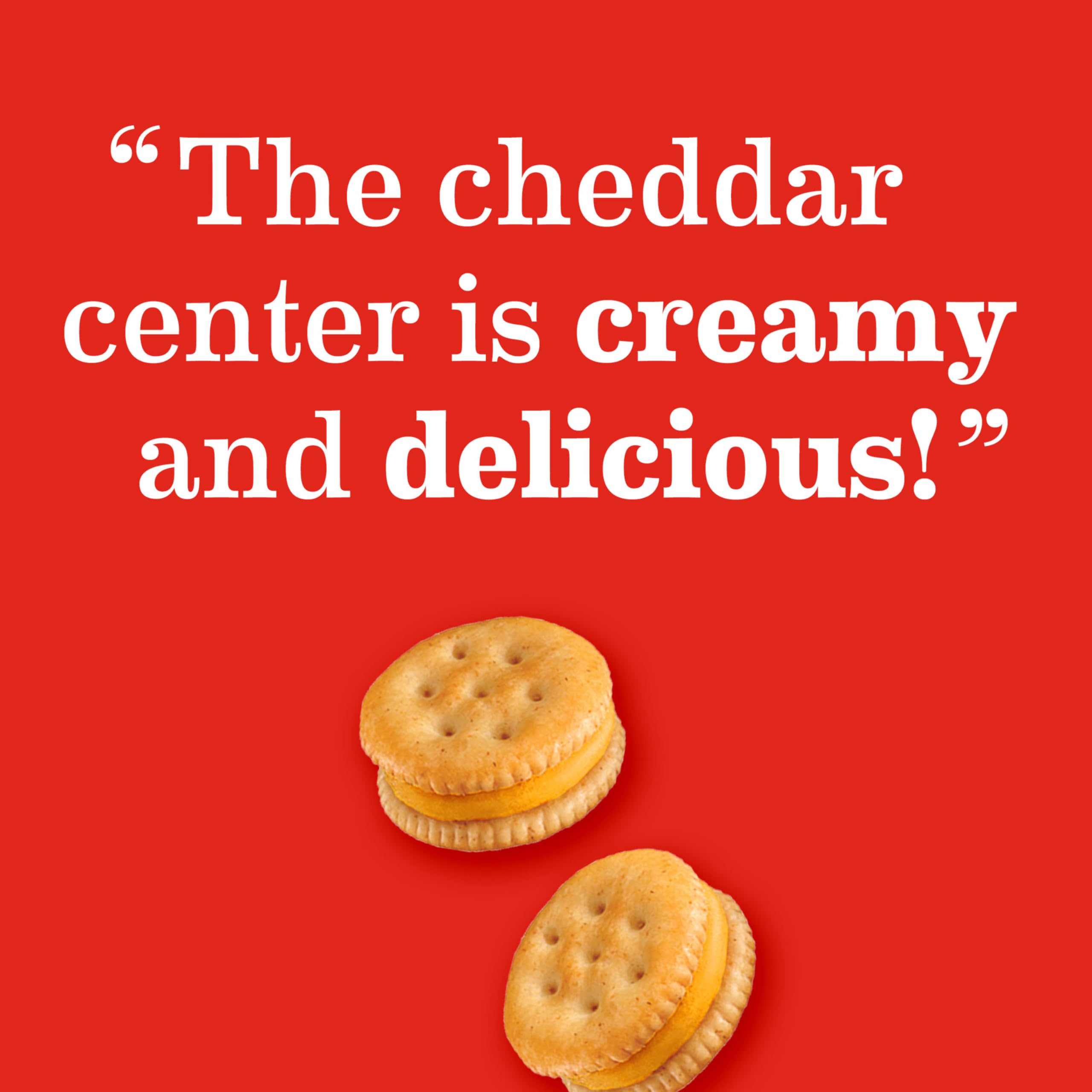 RITZ Bits Cheese Sandwich Crackers, Bulk Lunch Snacks, 40 Snack Packs (4 Boxes) - Image 16