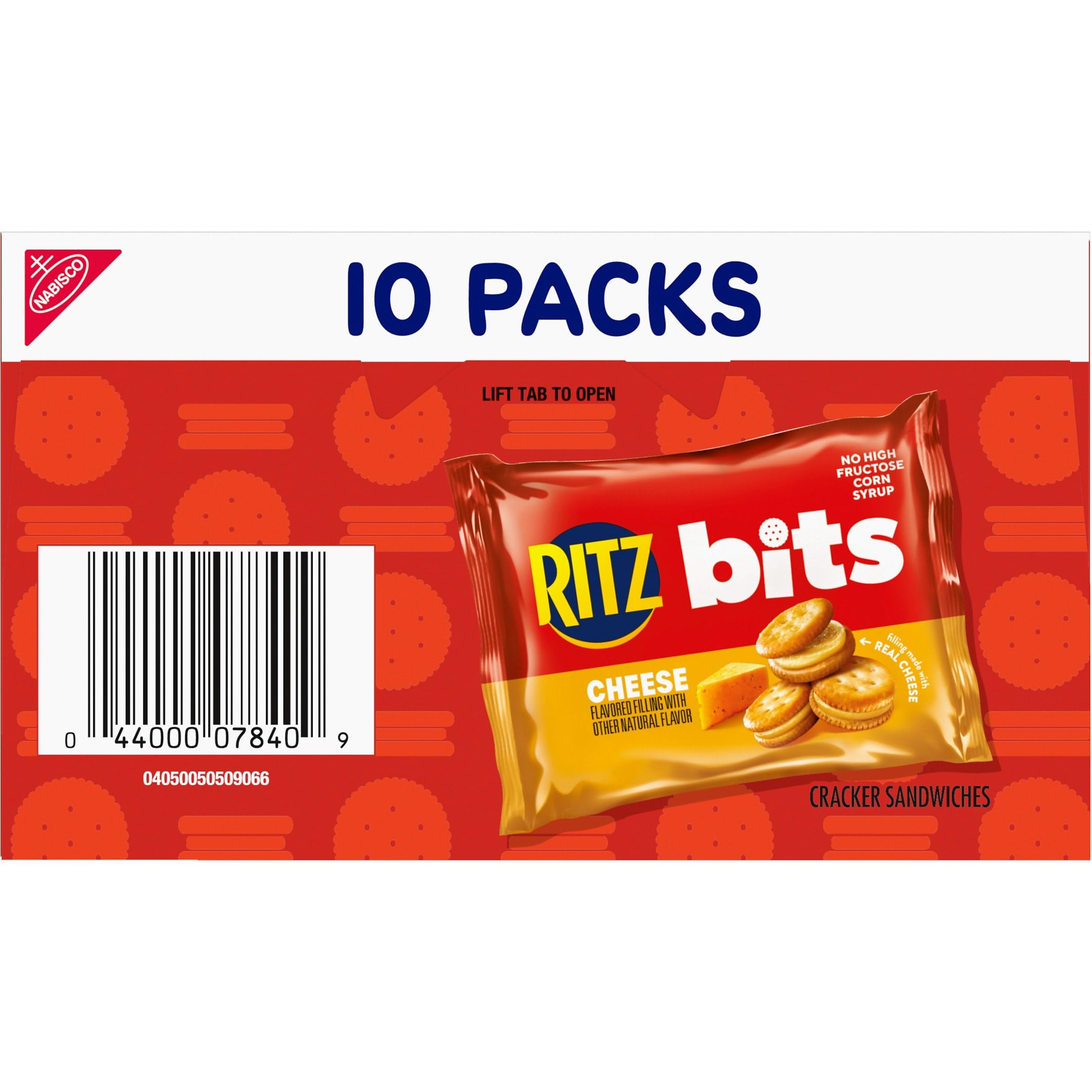 RITZ Bits Cheese Sandwich Crackers, Lunch Snacks, 10 Snack Packs - Image 20