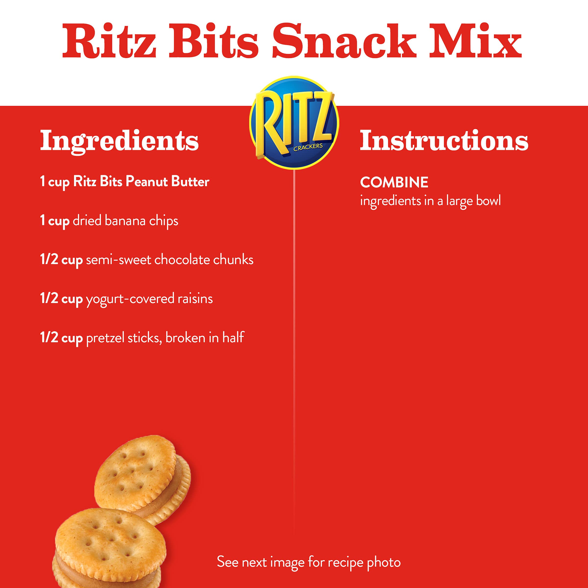 RITZ Bits Peanut Butter Sandwich Crackers, Snacks for Kids and Adults, Lunch Snacks, 8.8 oz - Image 10