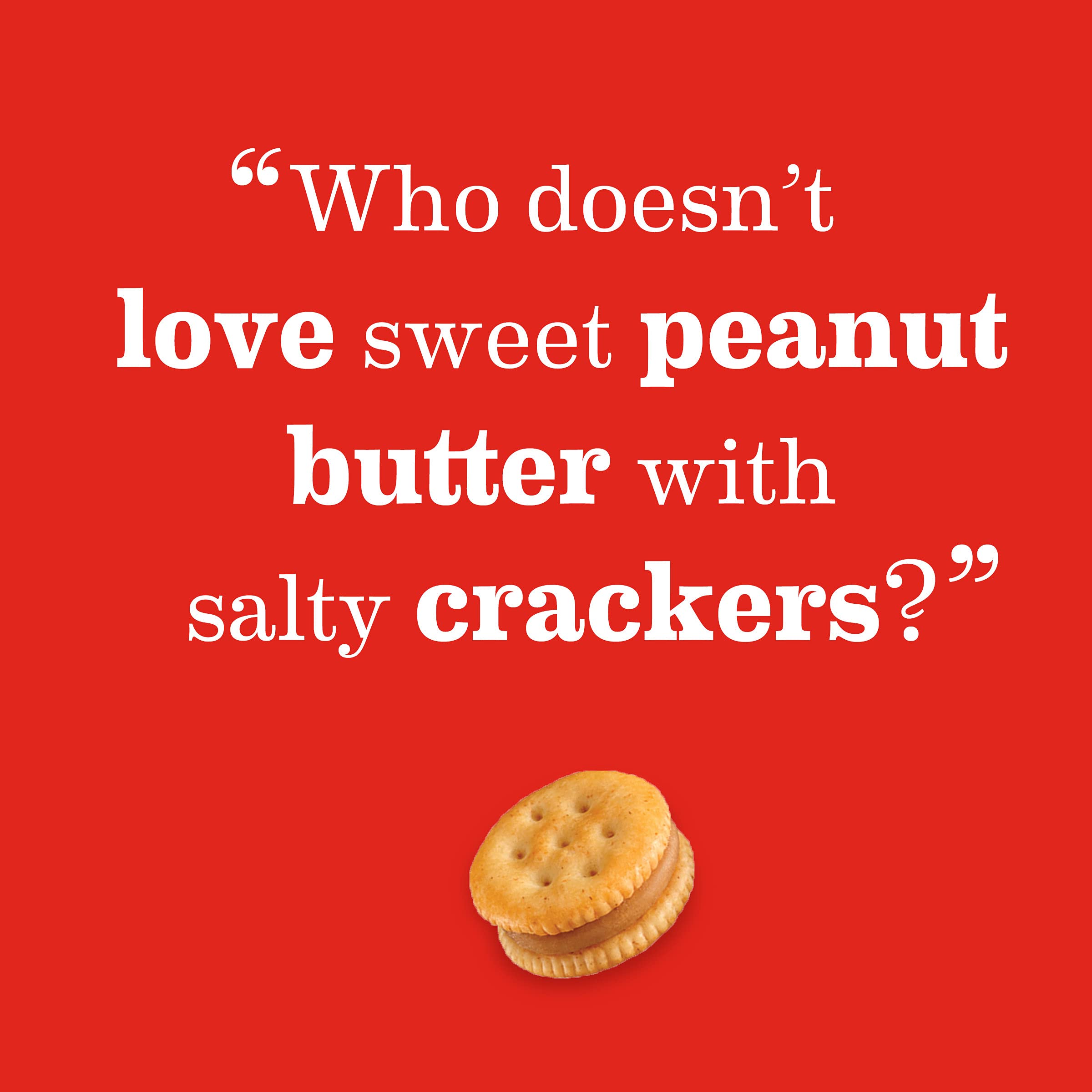 RITZ Bits Peanut Butter Sandwich Crackers, Snacks for Kids and Adults, Lunch Snacks, 8.8 oz - Image 12