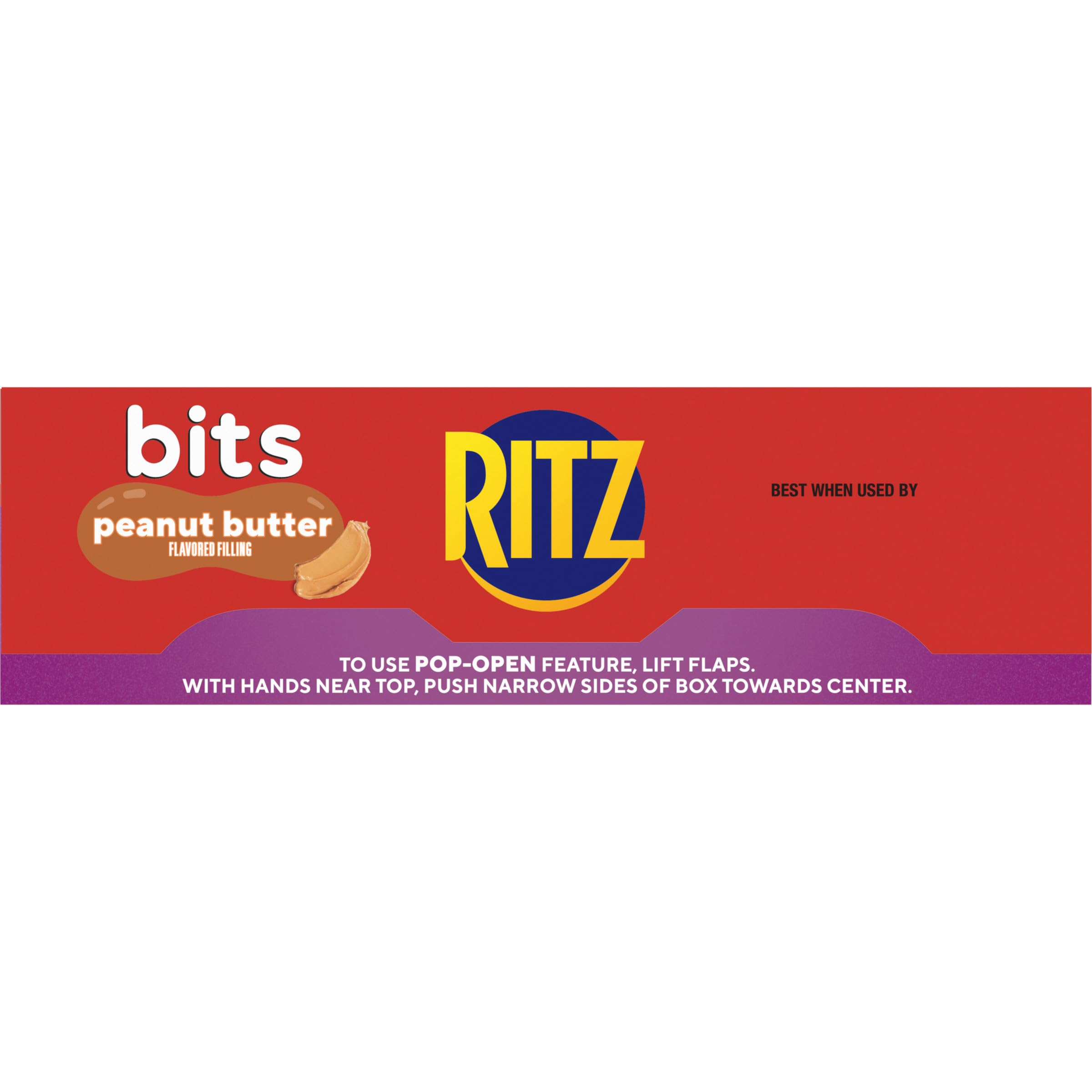 RITZ Bits Peanut Butter Sandwich Crackers, Snacks for Kids and Adults, Lunch Snacks, 8.8 oz - Image 18