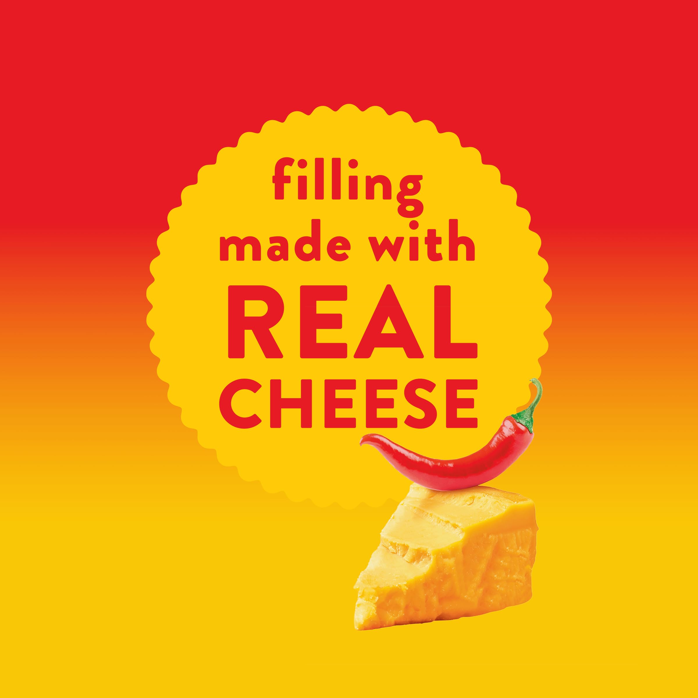 RITZ Bits Spicy Queso Cheese Sandwich Crackers, Snacks for Kids and Adults, Lunch Snacks, 3 oz - Image 6