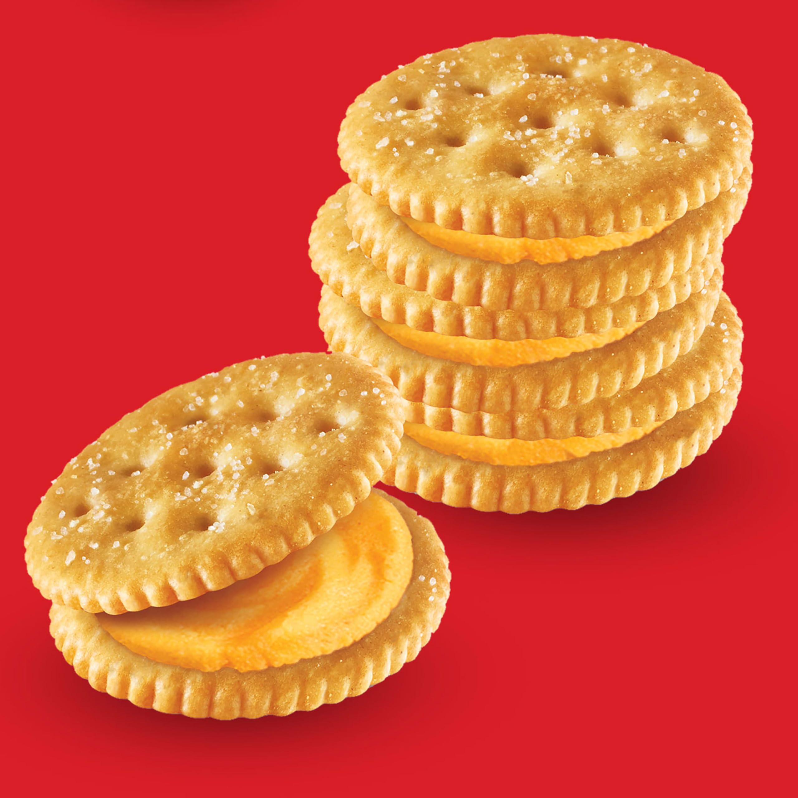 RITZ Cheese Sandwich Crackers, Lunch Snacks, 20 Snack Packs (6 Crackers Per Pack) - Image 5