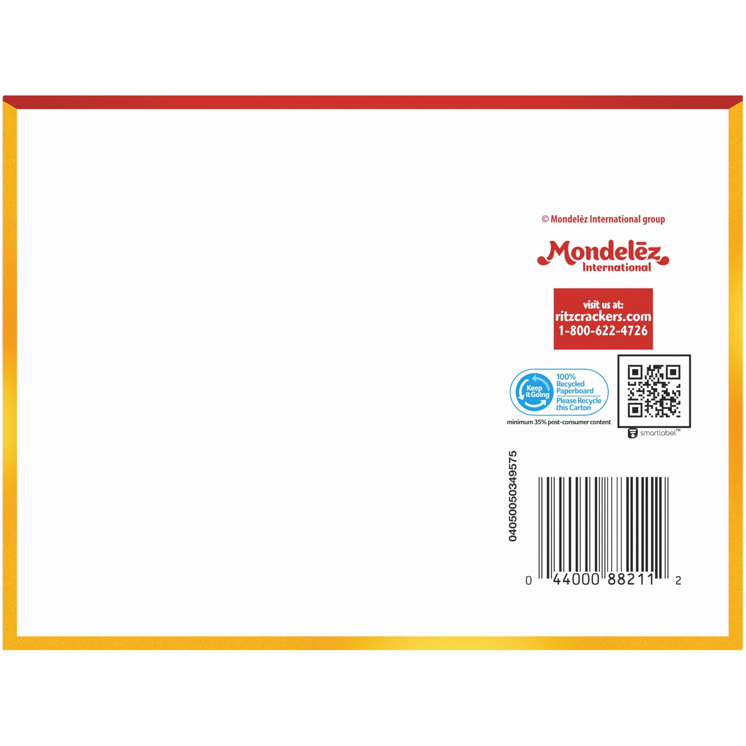 RITZ Cheese Sandwich Crackers, Lunch Snacks, 48 Snack Packs (6 Boxes, 6 Crackers Per Pack) - Image 19