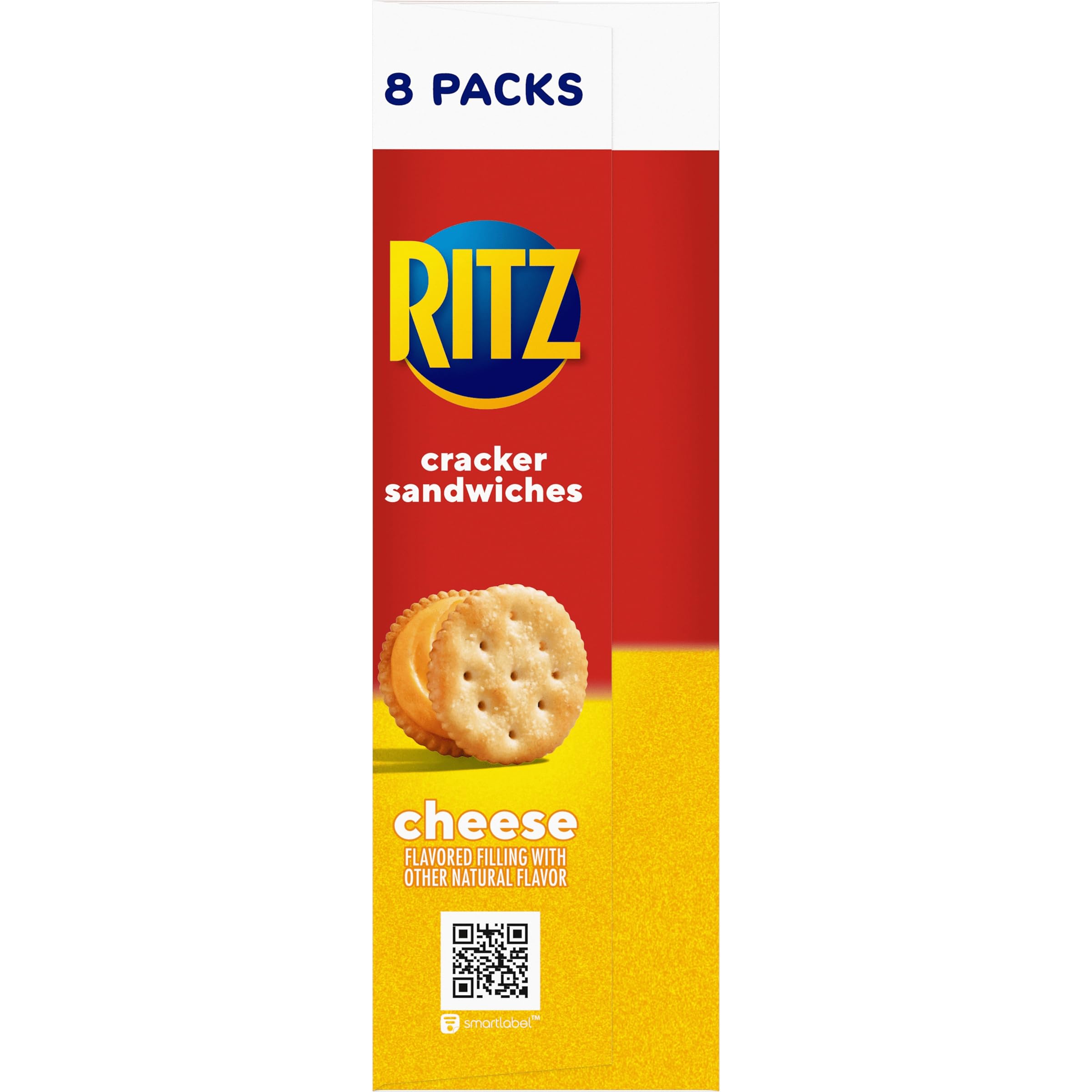 RITZ Cheese Sandwich Crackers, Lunch Snacks, 8 Snack Packs (6 Crackers Per Pack) - Image 17