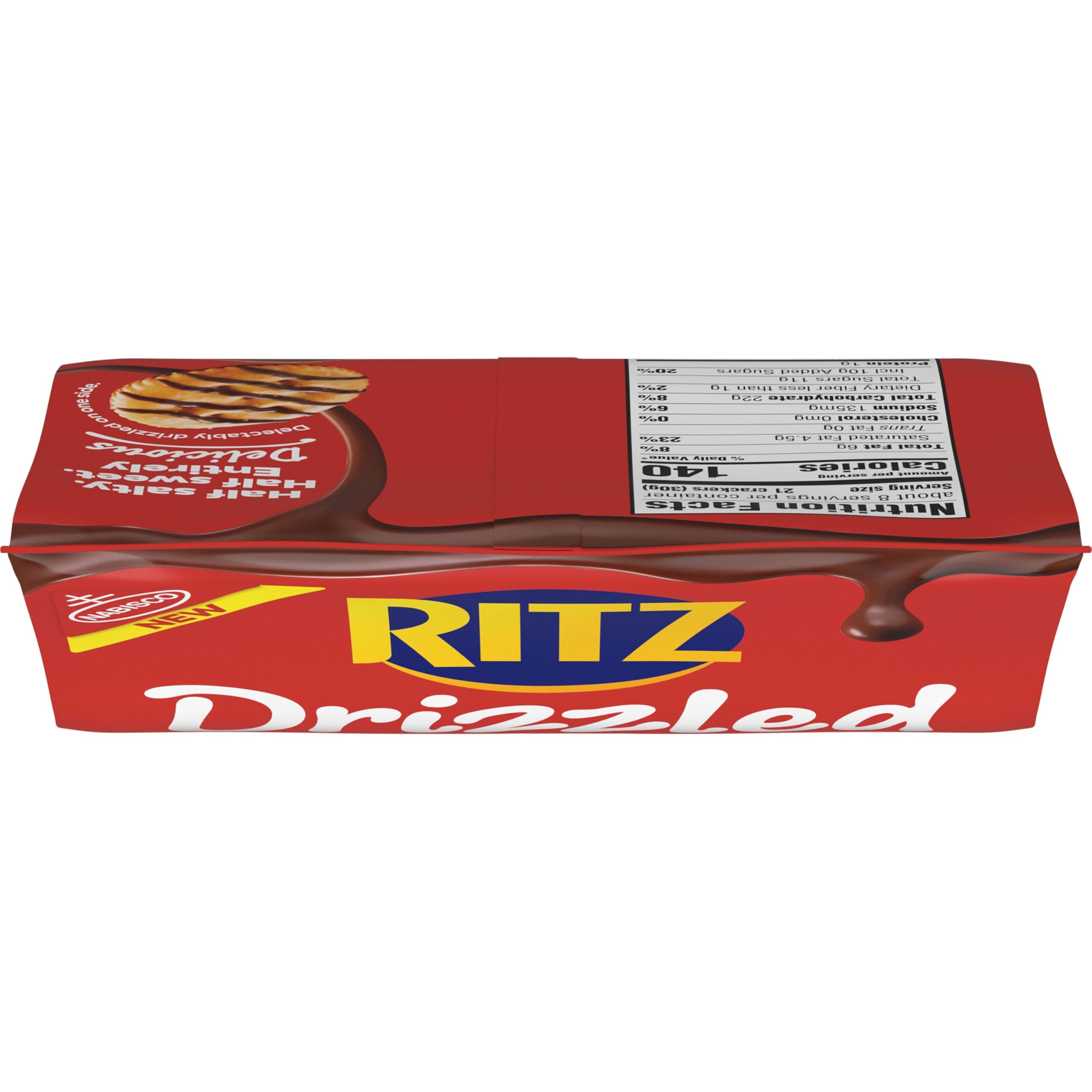 RITZ Drizzled Minis Fudge Crackers, Snacks for Kids and Adults, Party Snacks, 8 oz - Image 14