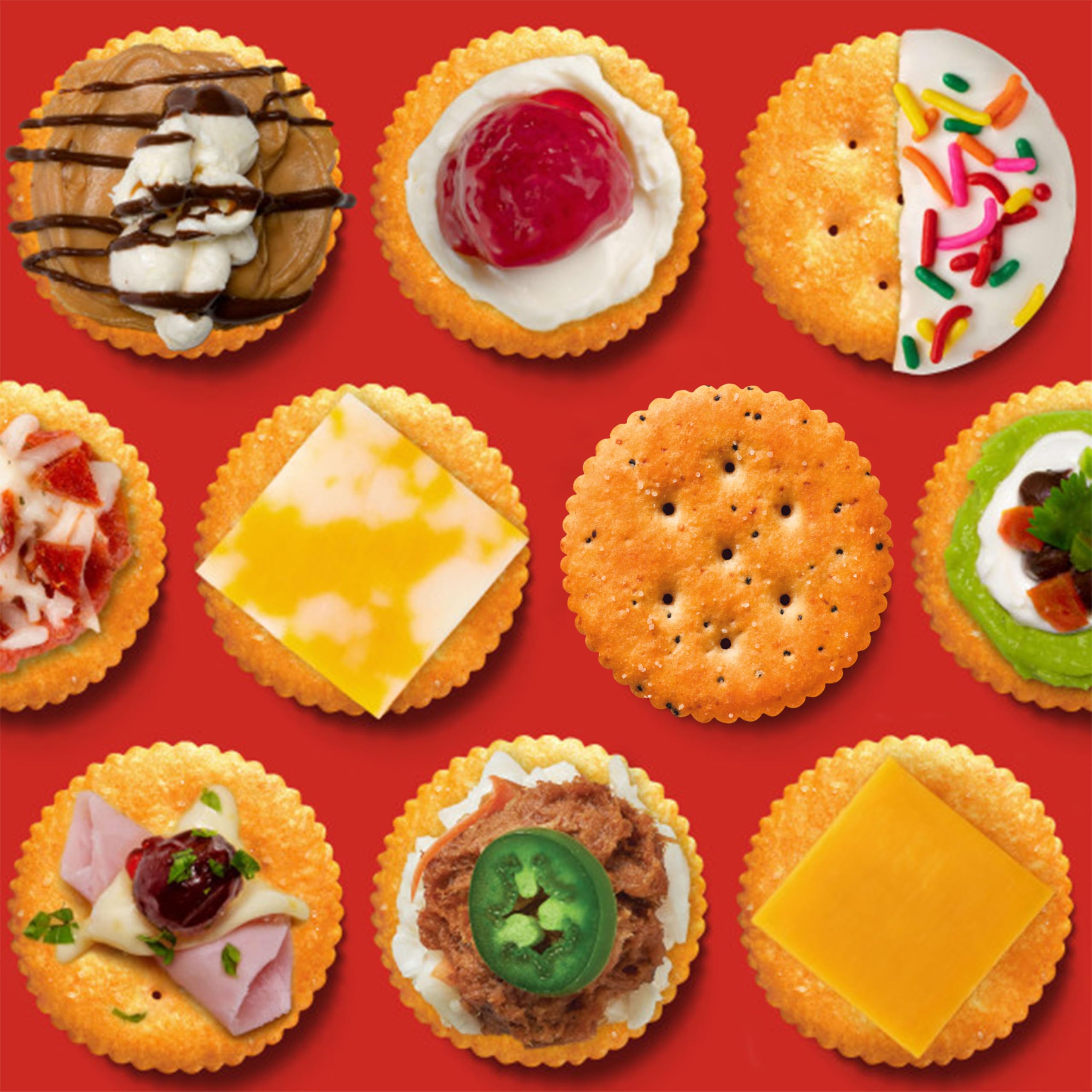 RITZ Fresh Stacks Everything Crackers, Bulk Travel Snacks, 6 Boxes (48 Multi Snack Packs) - Image 10