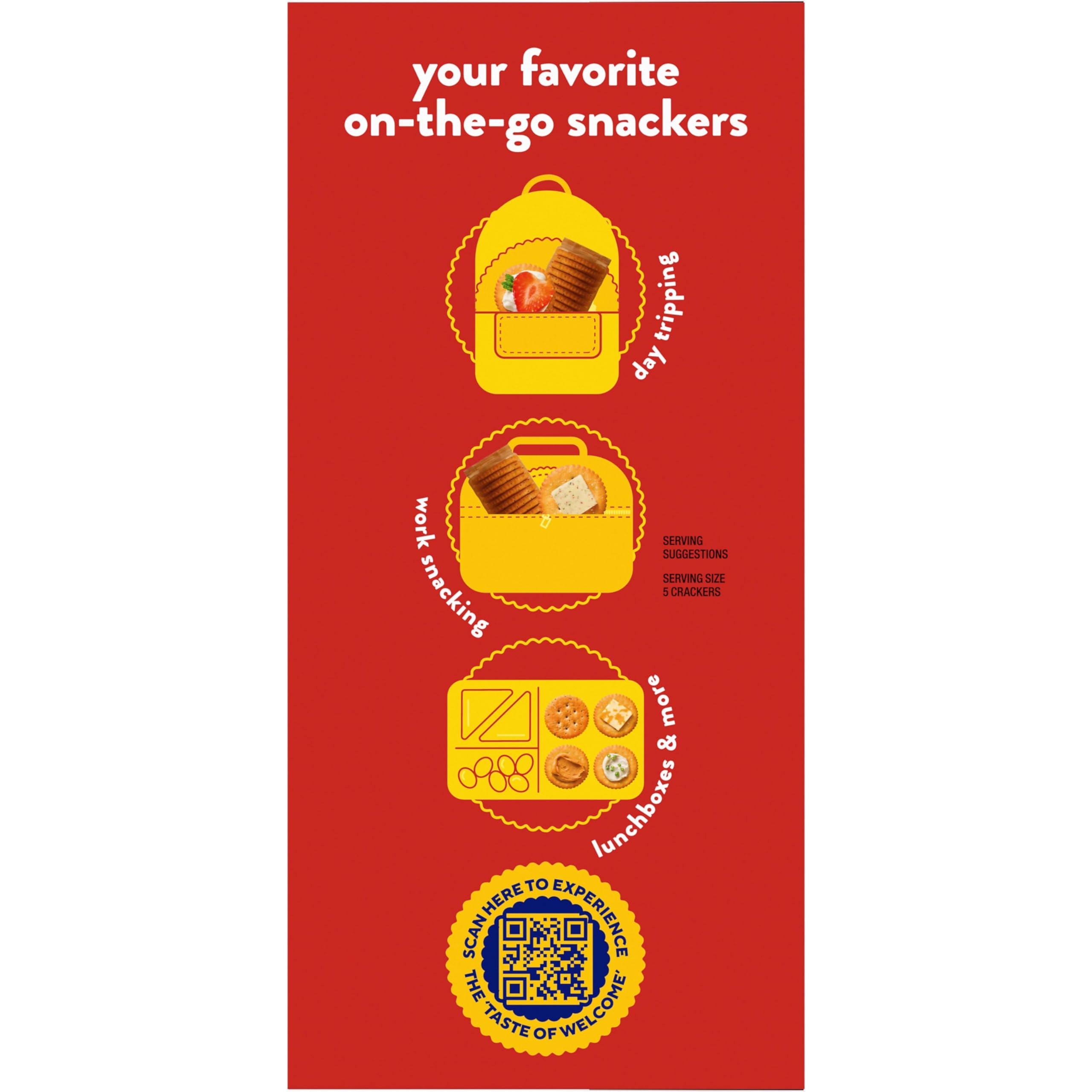 RITZ Fresh Stacks Everything Crackers, Bulk Travel Snacks, 6 Boxes (48 Multi Snack Packs) - Image 18