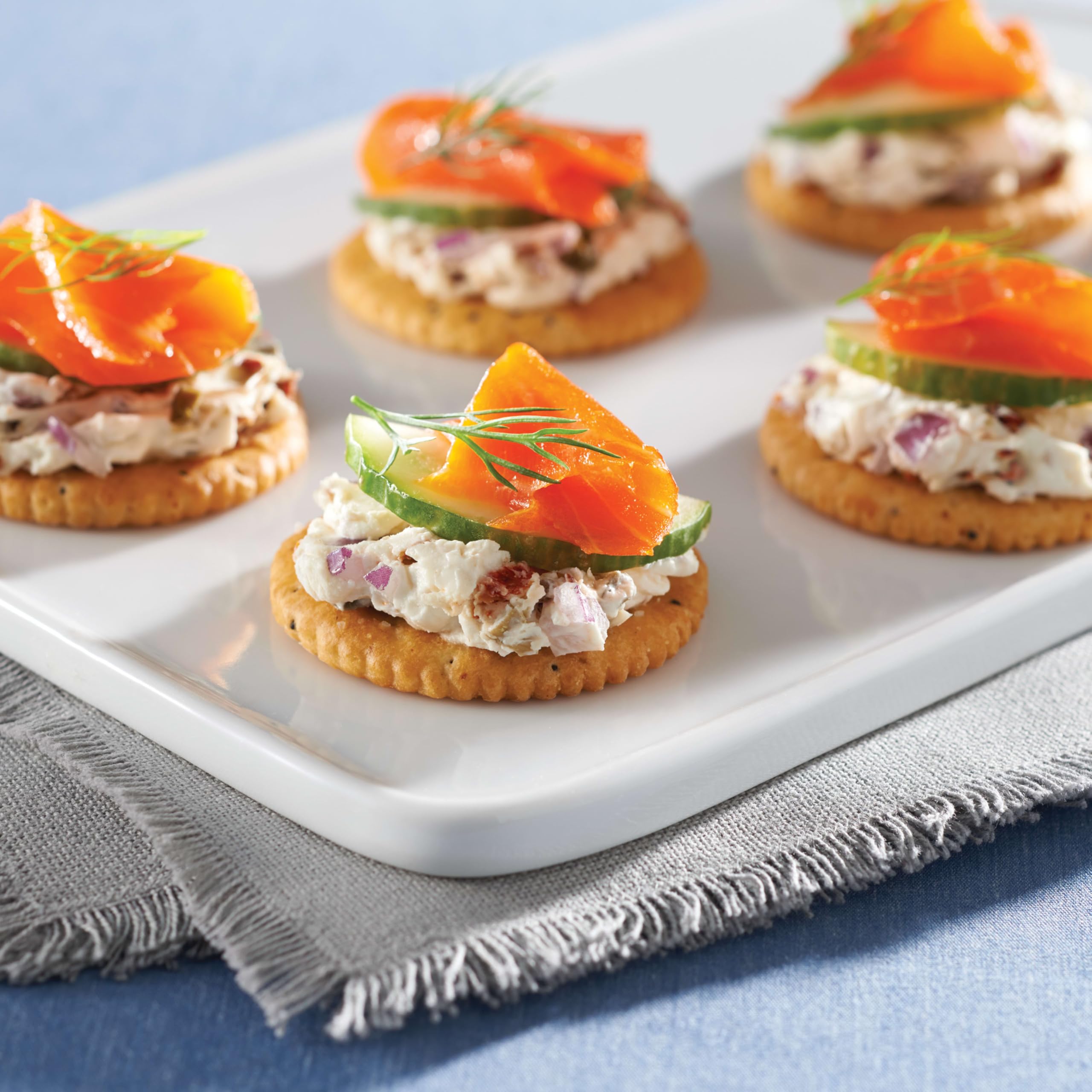 RITZ Fresh Stacks Everything Crackers, Bulk Travel Snacks, 6 Boxes (48 Multi Snack Packs) - Image 7