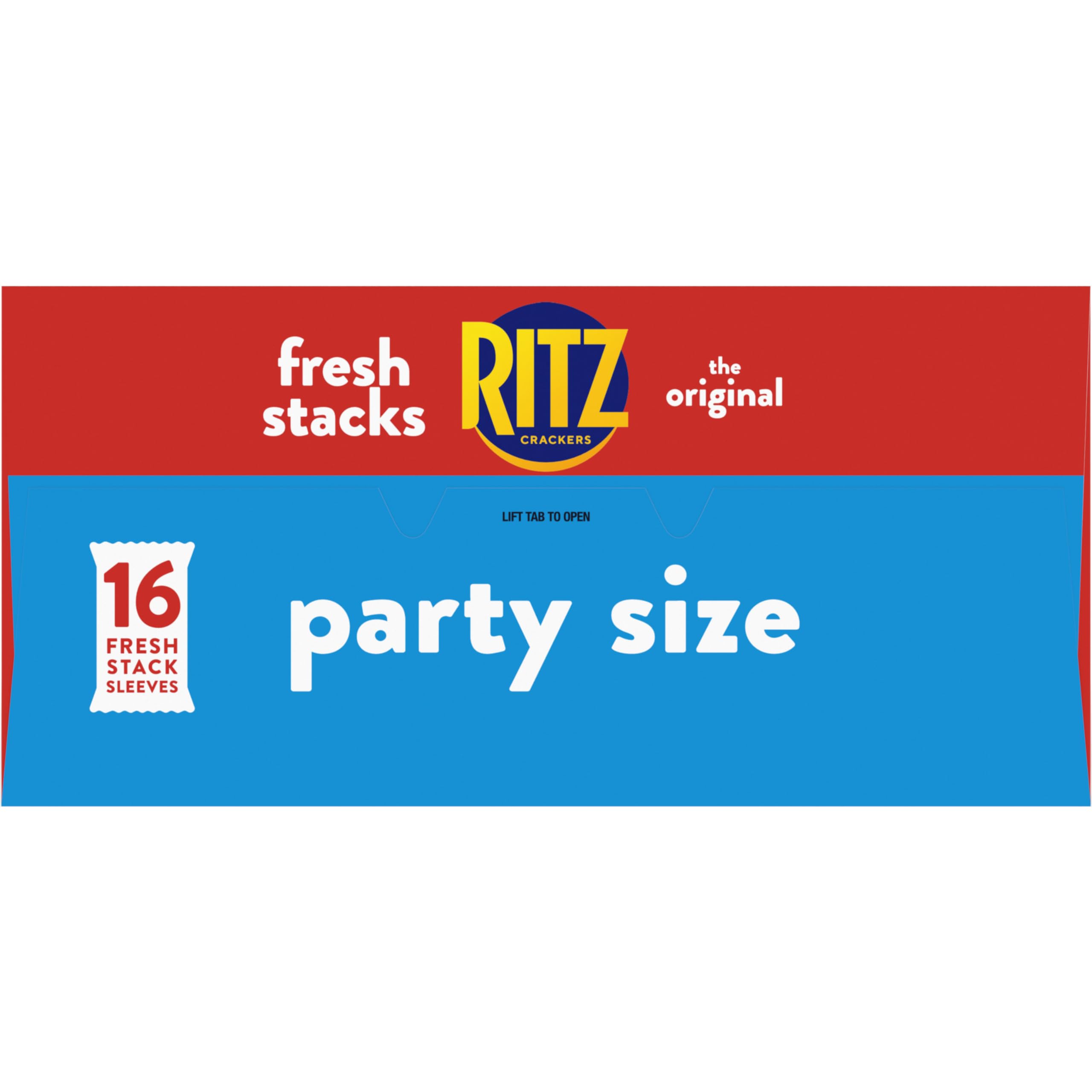RITZ Fresh Stacks Original Crackers, Bulk Travel Snacks, Party Size, School Snacks, 6 Boxes (96 Multi Snack Packs) - Image 19