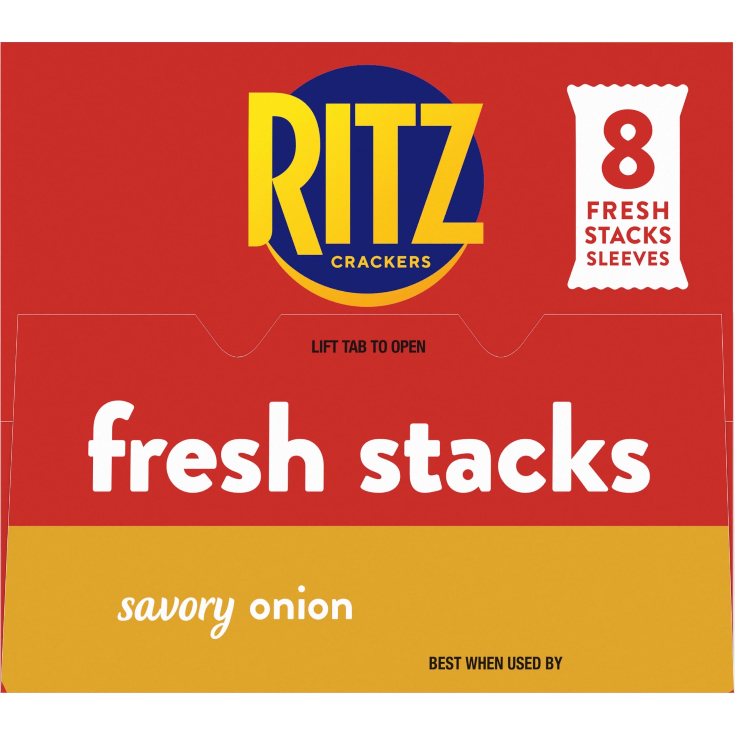 RITZ Fresh Stacks Savory Onion Crackers, Bulk Travel Snacks, 6 Boxes (48 Multi Snack Packs) - Image 19