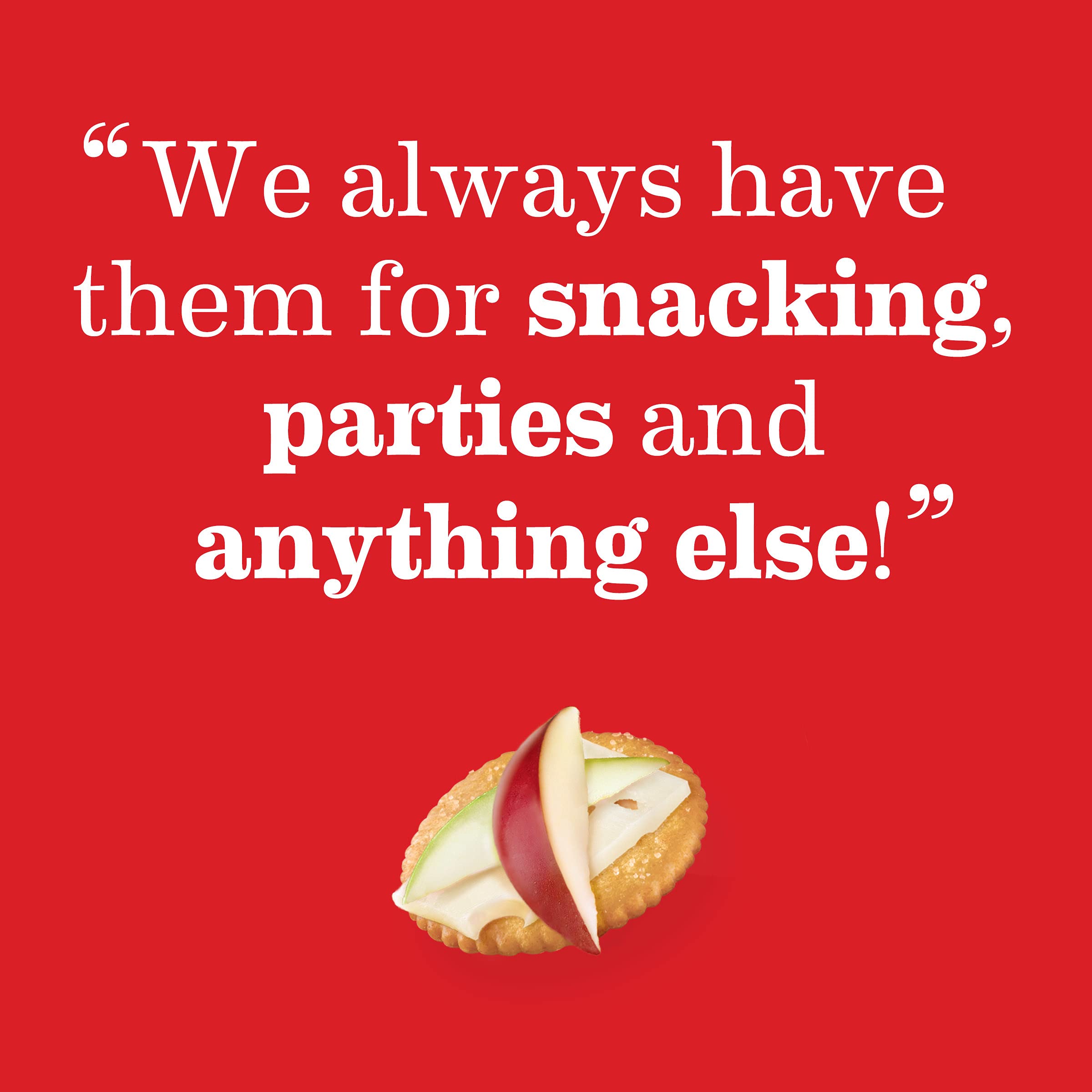 RITZ Hint of Salt Crackers, Snacks for Kids and Adults, Lunch Snacks, 13.7 oz - Image 12