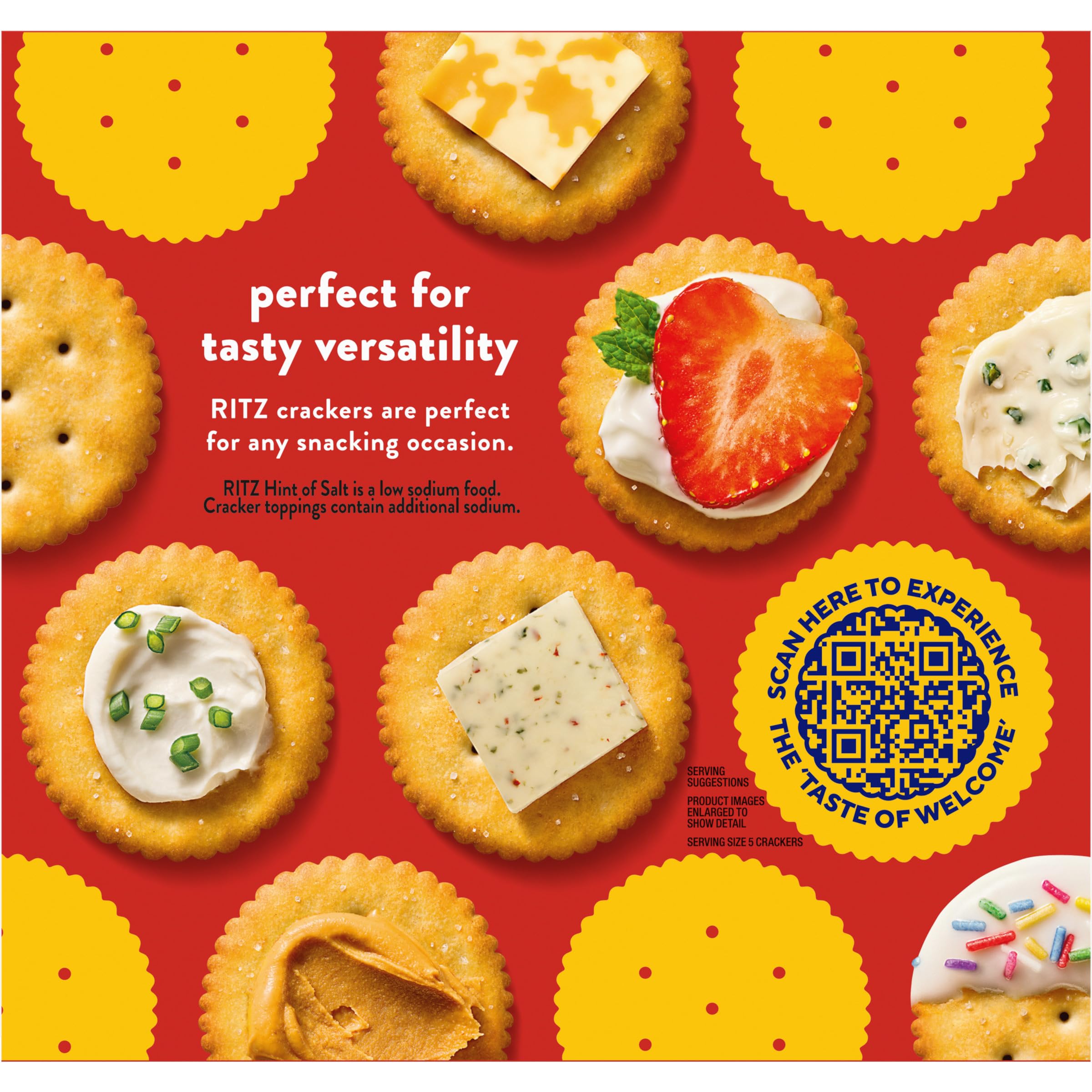 RITZ Hint of Salt Crackers, Snacks for Kids and Adults, Lunch Snacks, 13.7 oz - Image 15