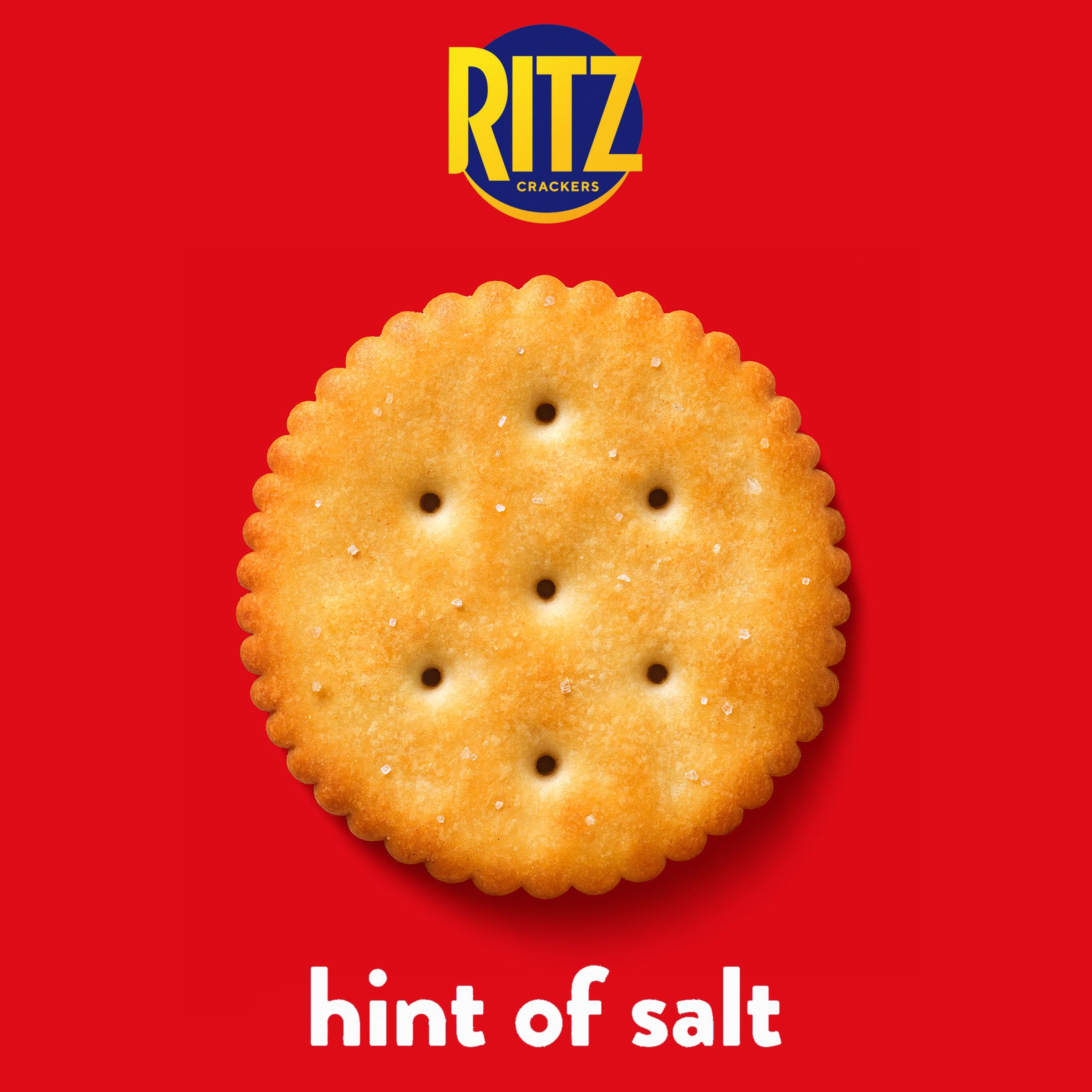 RITZ Hint of Salt Crackers, Snacks for Kids and Adults, Lunch Snacks, 13.7 oz - Image 4