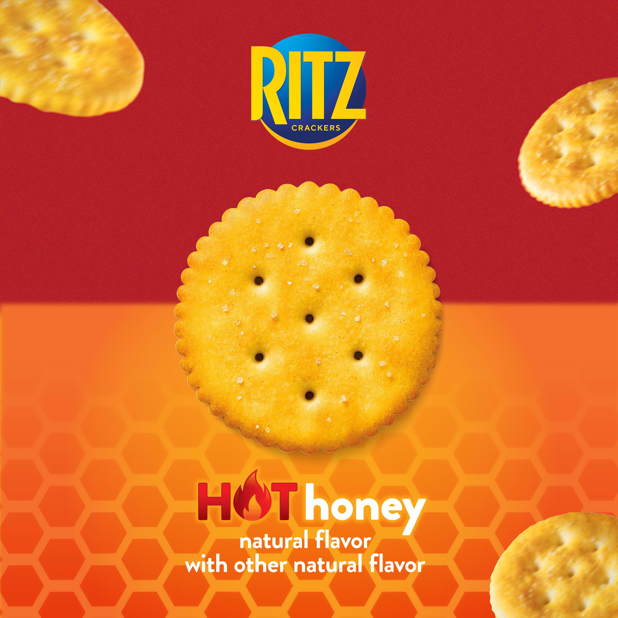 RITZ Hot Honey Crackers, Snacks for Kids and Adults, Lunch Snacks, 13.7 oz - Image 4