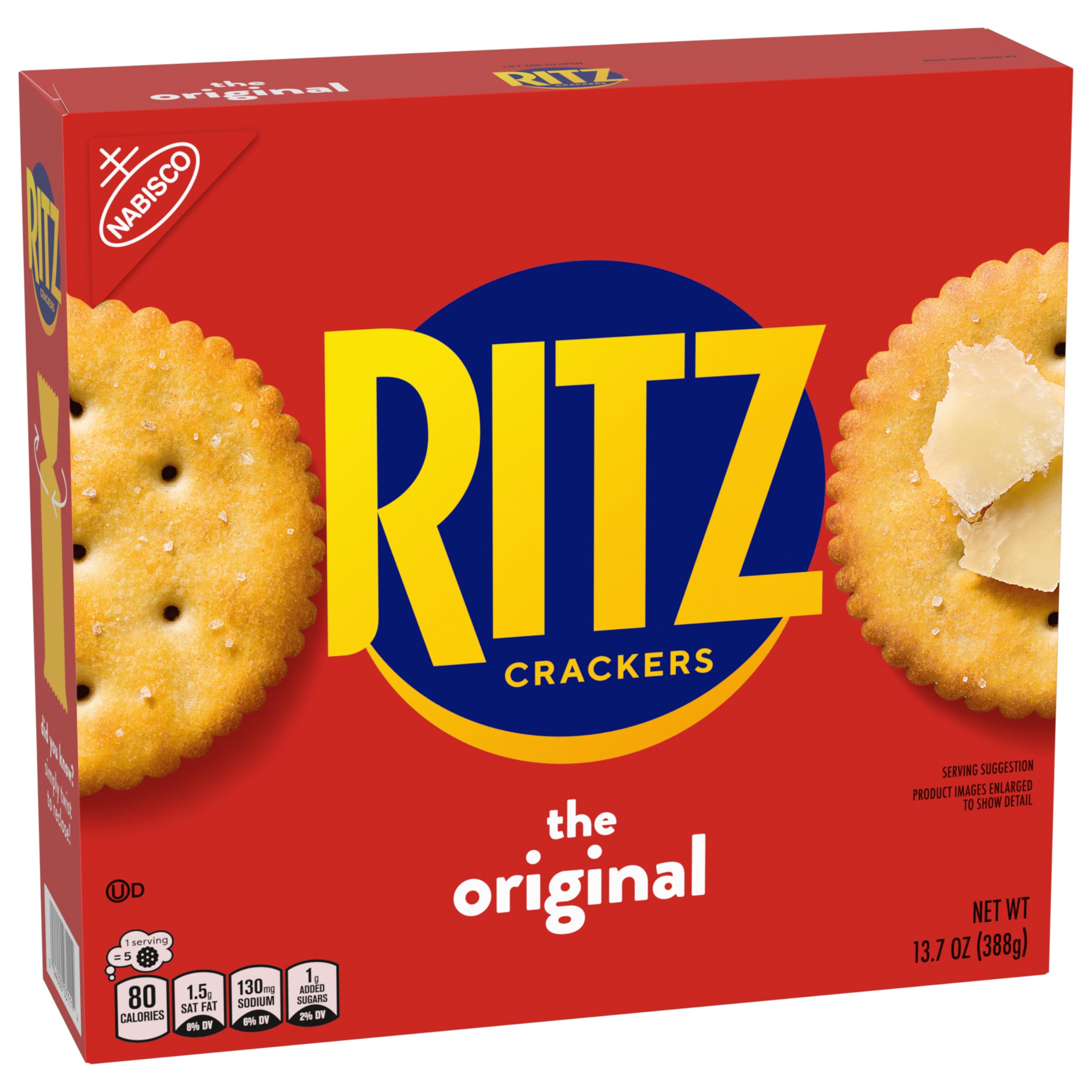 RITZ Original Crackers, Snacks for Kids and Adults, Bulk Lunch Snacks, 12 - 13.7 oz Boxes - Image 14