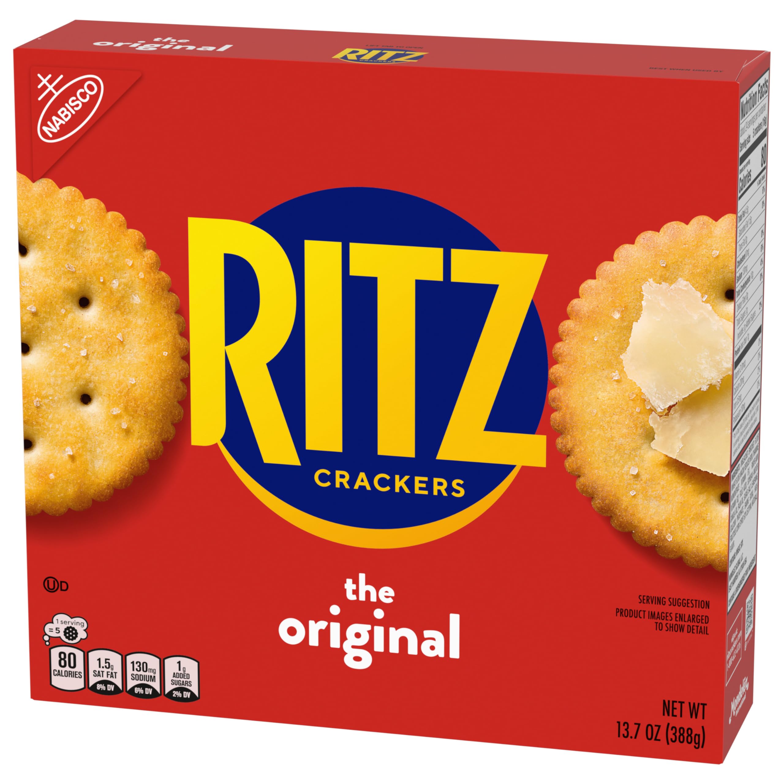 RITZ Original Crackers, Snacks for Kids and Adults, Bulk Lunch Snacks, 12 - 13.7 oz Boxes - Image 15