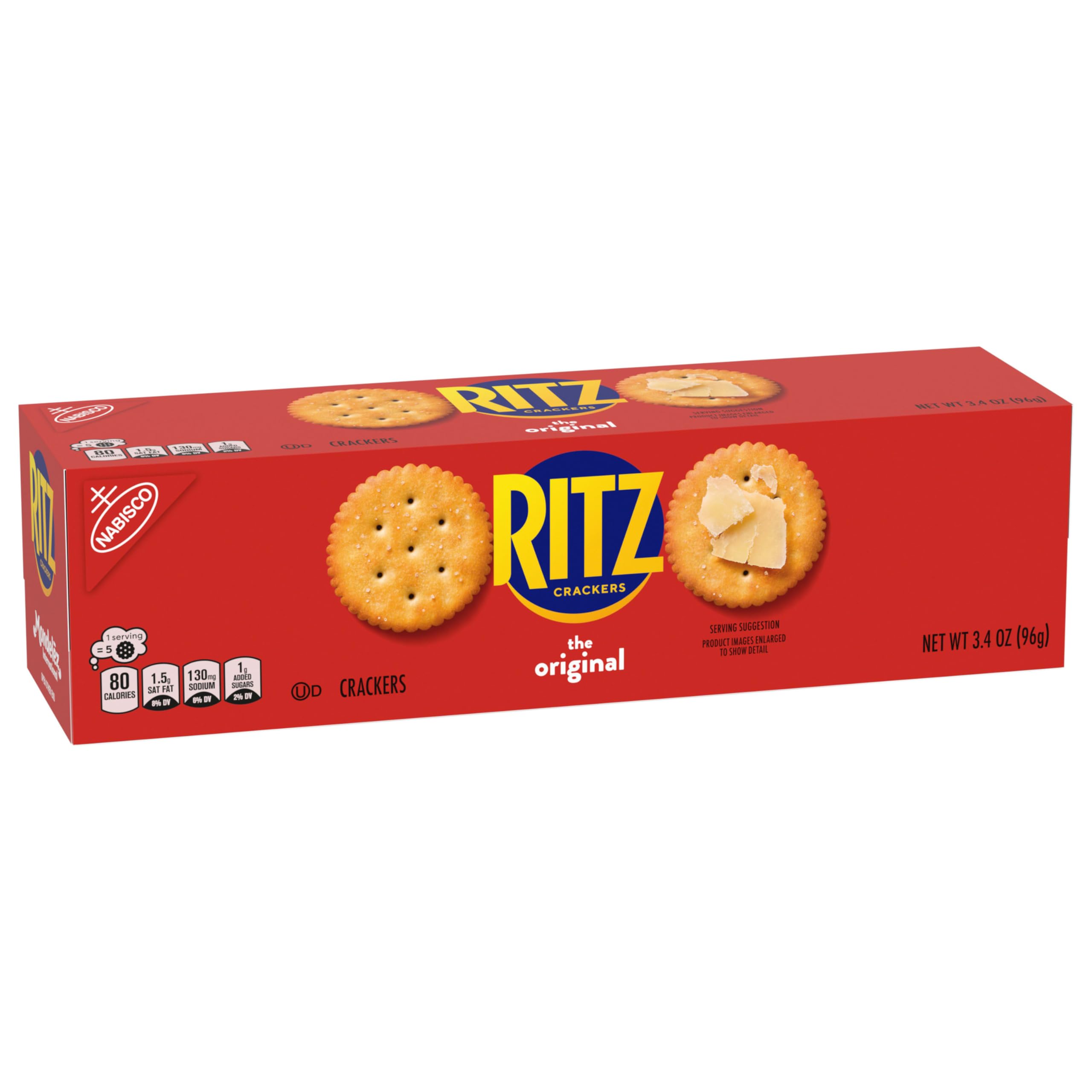 RITZ Original Crackers, Snacks for Kids and Adults, Bulk Lunch Snacks, 12- 3.4 oz. Boxes - Image 14