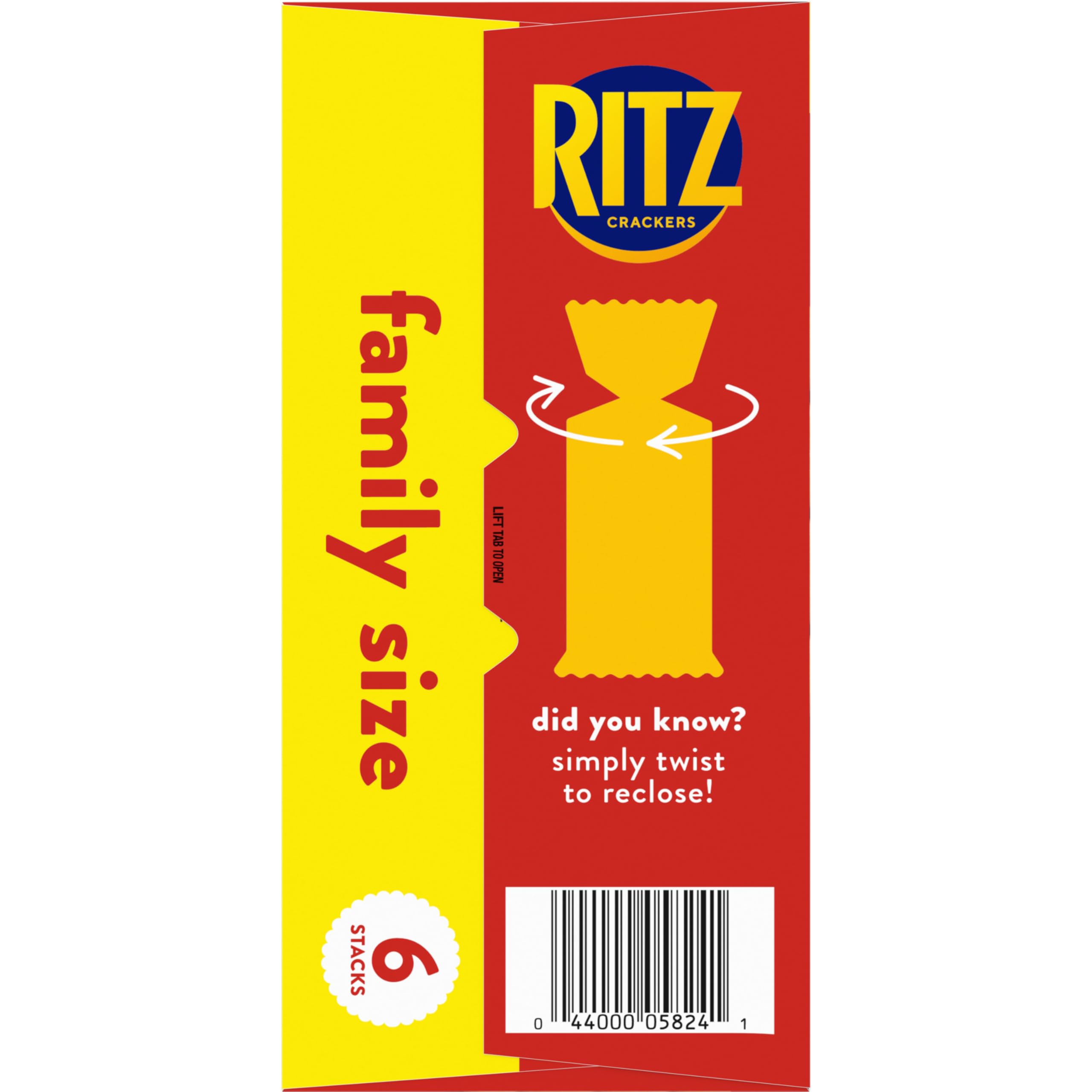 RITZ Original Crackers, Snacks for Kids and Adults, Bulk Lunch Snacks, Family Size, 6 - 20.5 oz Boxes - Image 17