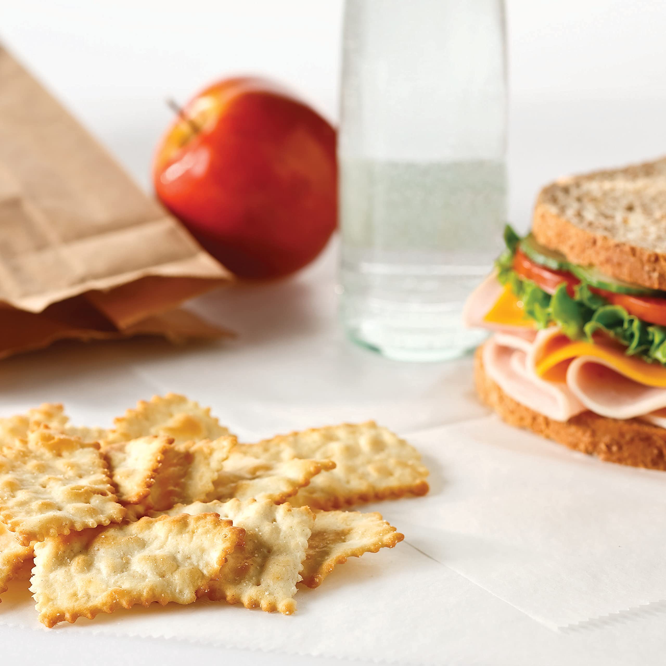 RITZ Toasted Chips Original Crackers, Party Snacks, Bulk Snacks, 6 - 8.1 oz Bags - Image 9