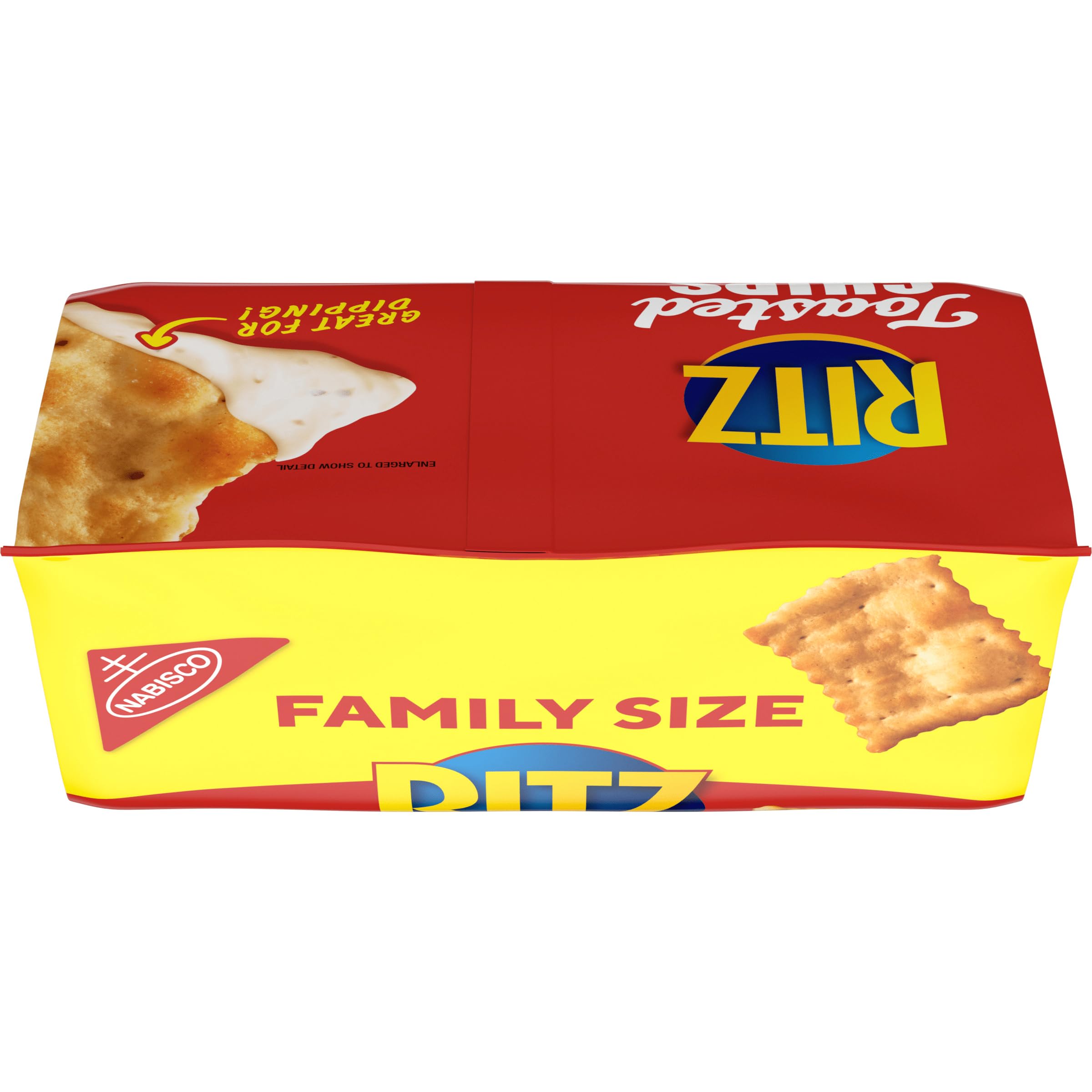 RITZ Toasted Chips Original Crackers, Party Snacks, Family Size, 11.4 oz - Image 19