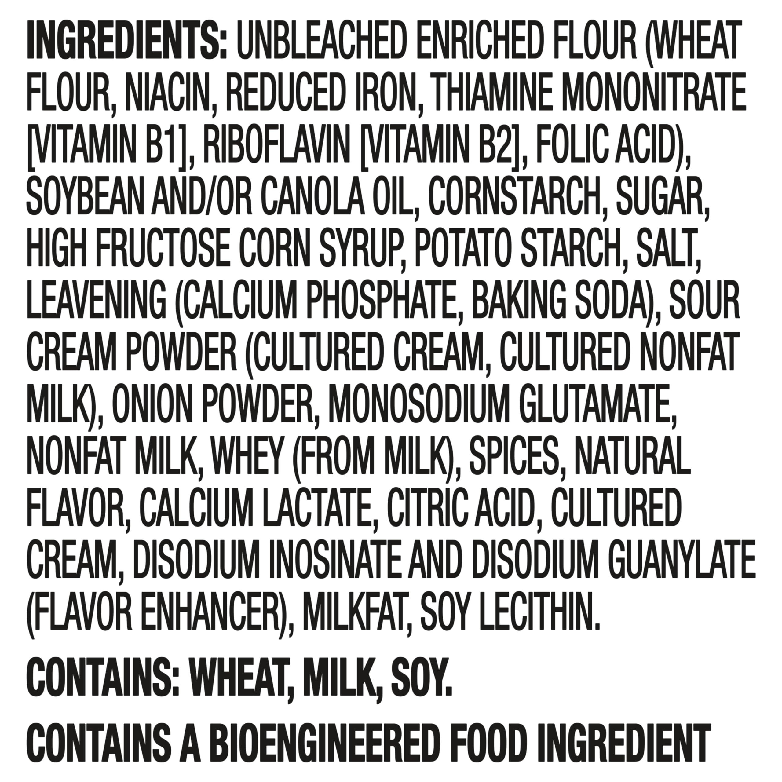 RITZ Toasted Chips Sour Cream and Onion Crackers, Family Size, 6 - 11.4 oz Bags - Image 3