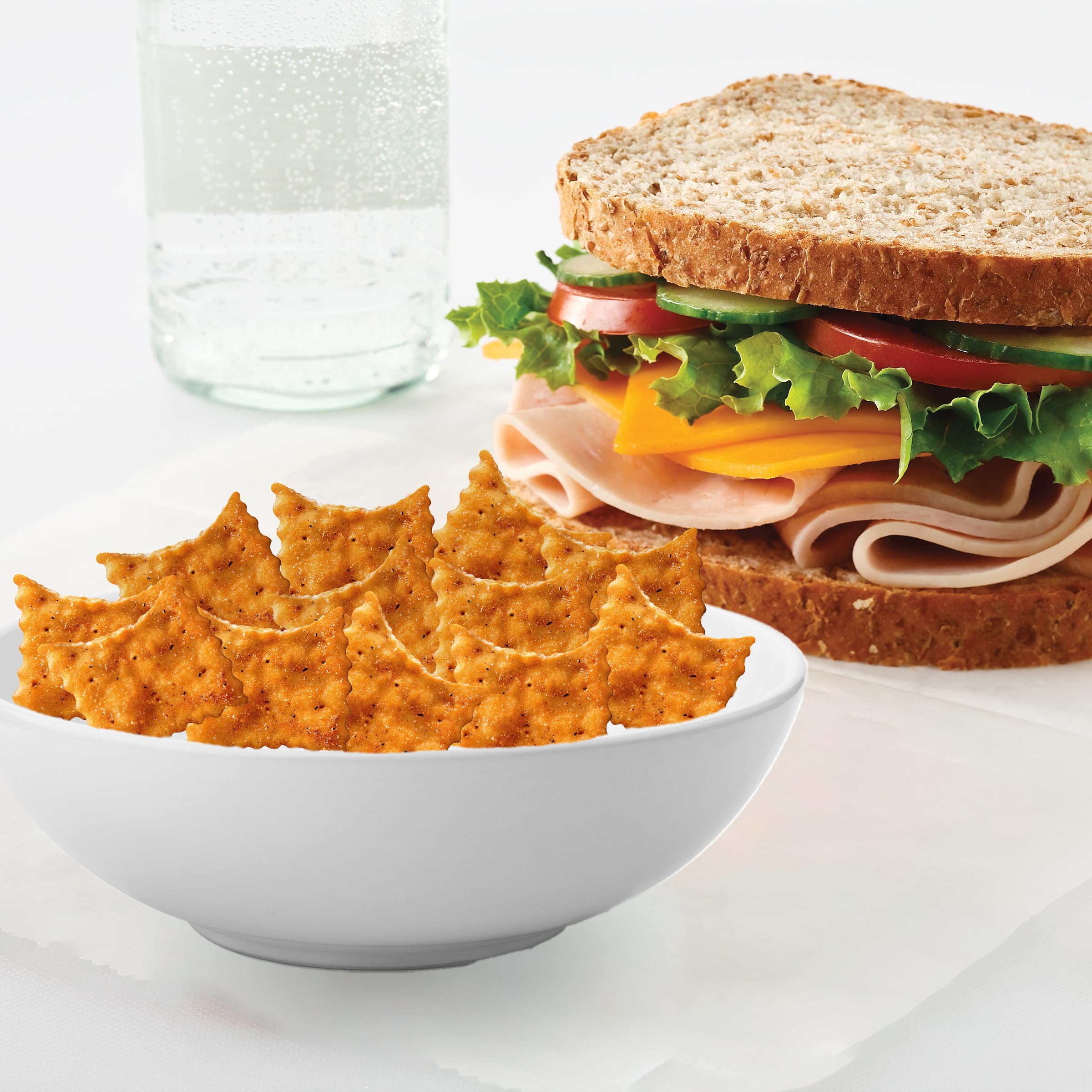 RITZ Toasted Chips Sweet Habanero Crackers, Party Snacks, 8.1 oz - Image 7