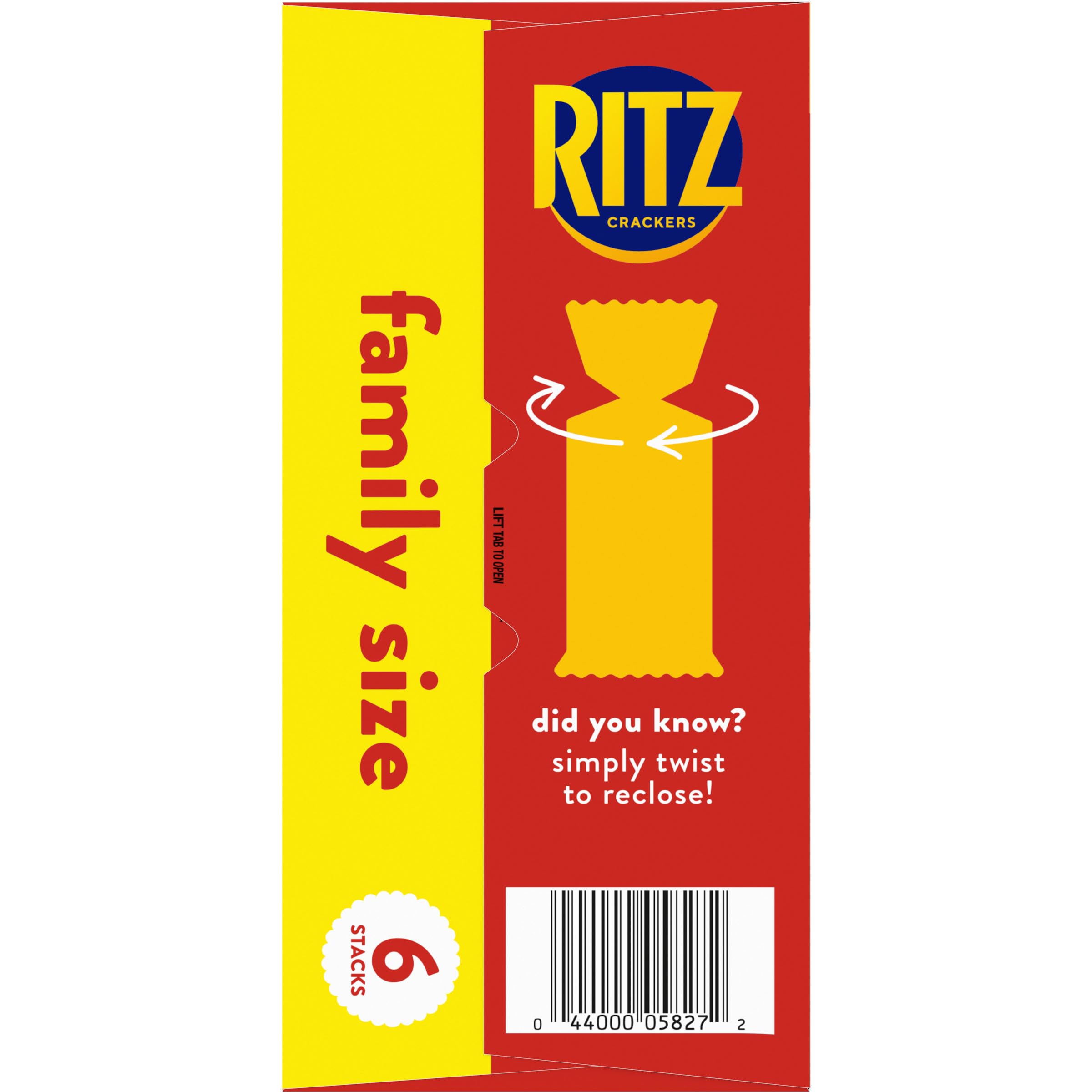 RITZ Whole Wheat Crackers, Snacks for Kids and Adults, Lunch Snacks, Family Size, 19.3 oz - Image 15