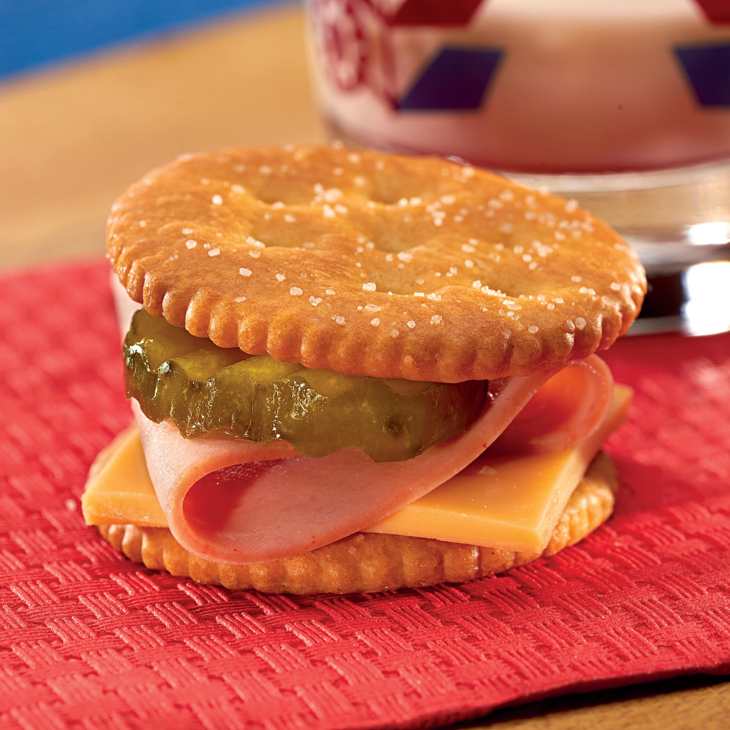 RITZ Whole Wheat Crackers, Snacks for Kids and Adults, Lunch Snacks, Family Size, 19.3 oz - Image 6